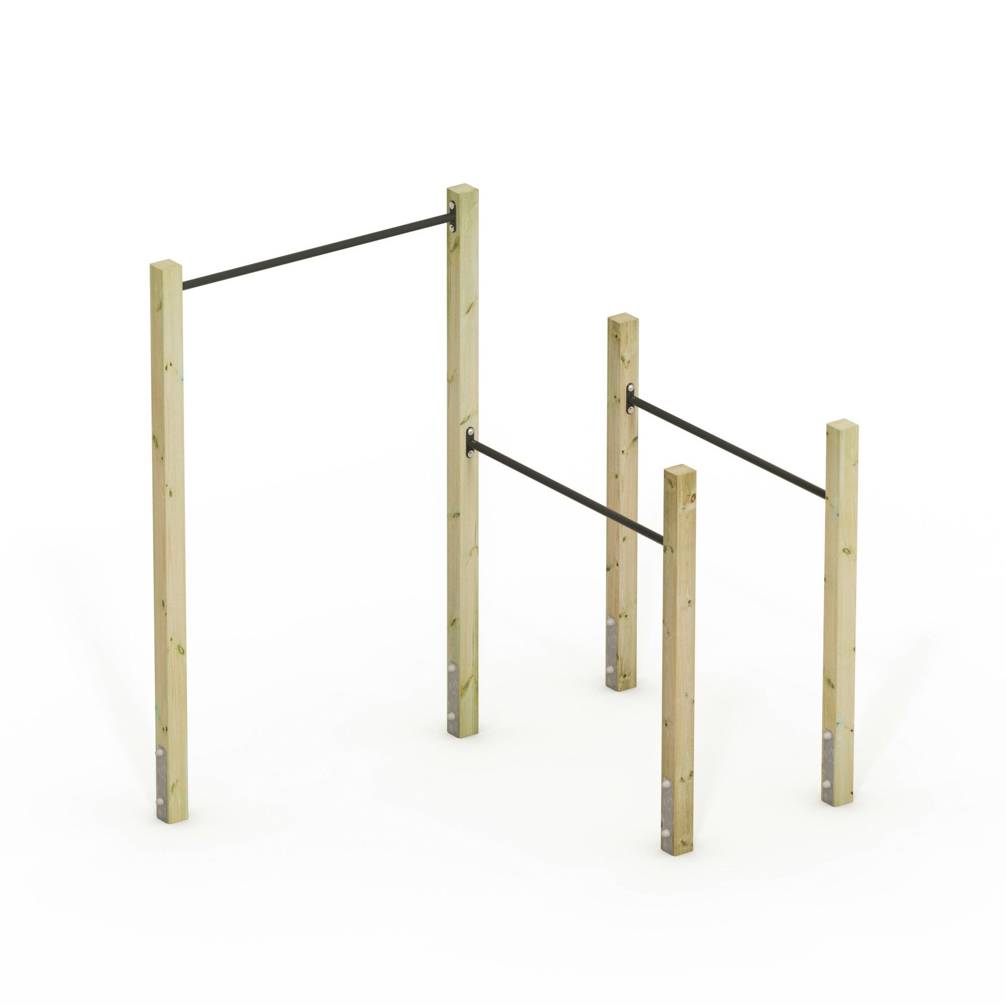 Wickey Turnreck FIT Base 505 - Spielgerät & Calisthenics-Station - Kinder & Erwachsene, (Kraftstation, Fitnessstation, Sportgeräte für zuhause, Workout, Krafttraining, Gymtower, Fitnessturm, Für Kraft, Koordination & Spielspaß für Kinder & Erwachsene bis