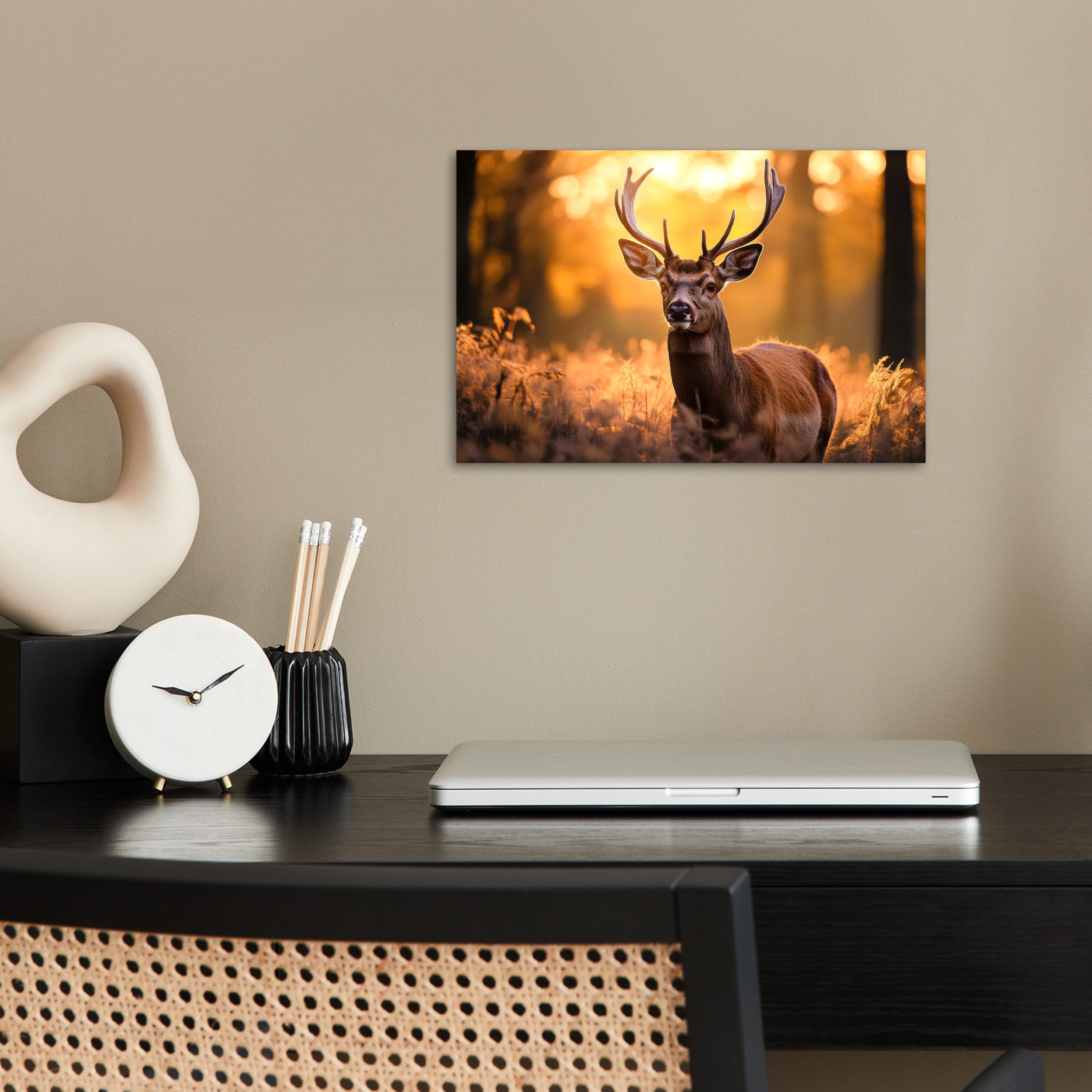 MuchoWow Poster Hirsch - Geweih - günstig online kaufen