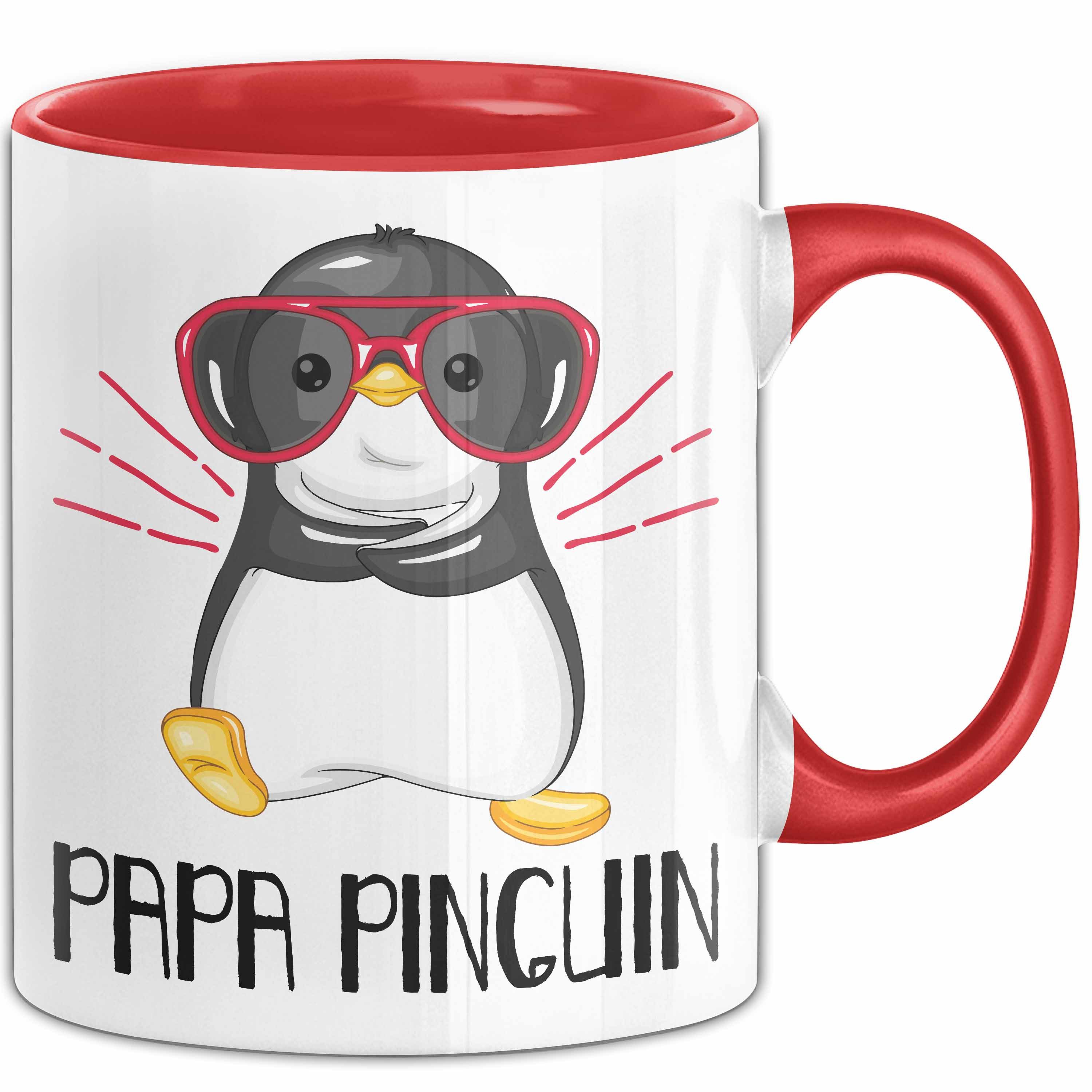 Tasse Papa Pinguin Tasse Geschenk Pinguin Liebhaber Vatertag