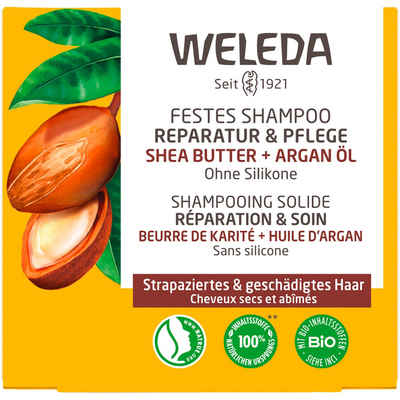 WELEDA Haarshampoo Festes Shampoo Reparatur Pflege, 50 g