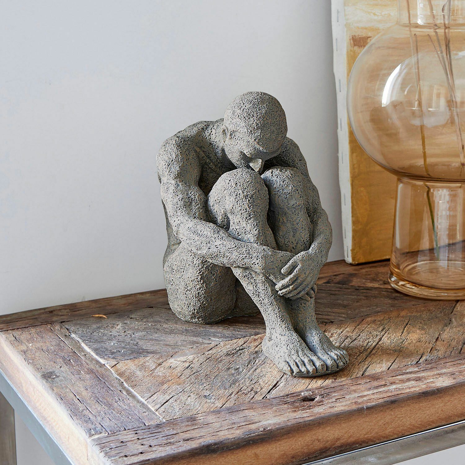 Mirabeau Dekofigur Figur Antony antikgrau