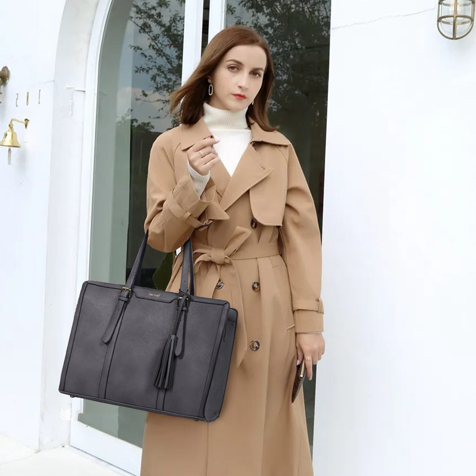 TAN.TOMI Handtasche Große Business Handtasche Damen günstig online kaufen