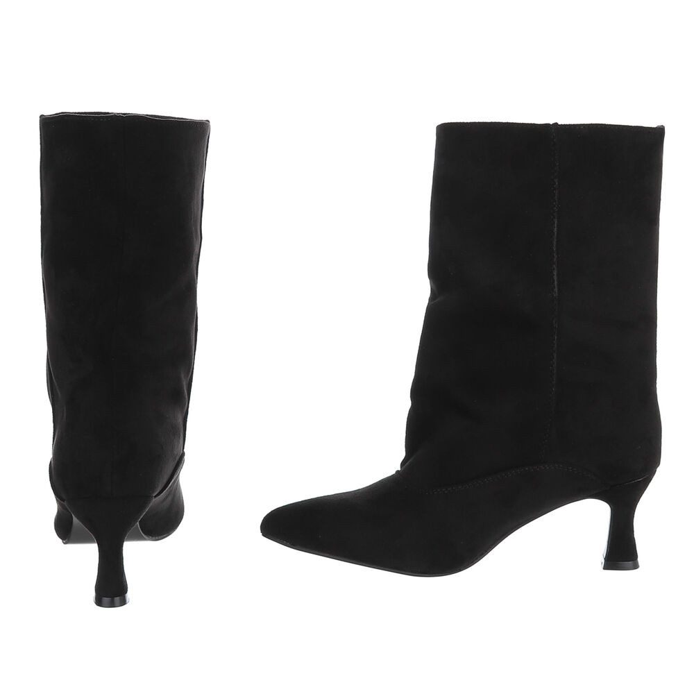 Ital-Design Damen Stiefel mit Stilettoabsatz und spitzer Form Stiefel (92457673) Pfennig-/Stilettoabsatz Stiefel in Schwarz – Bild 5 von 5