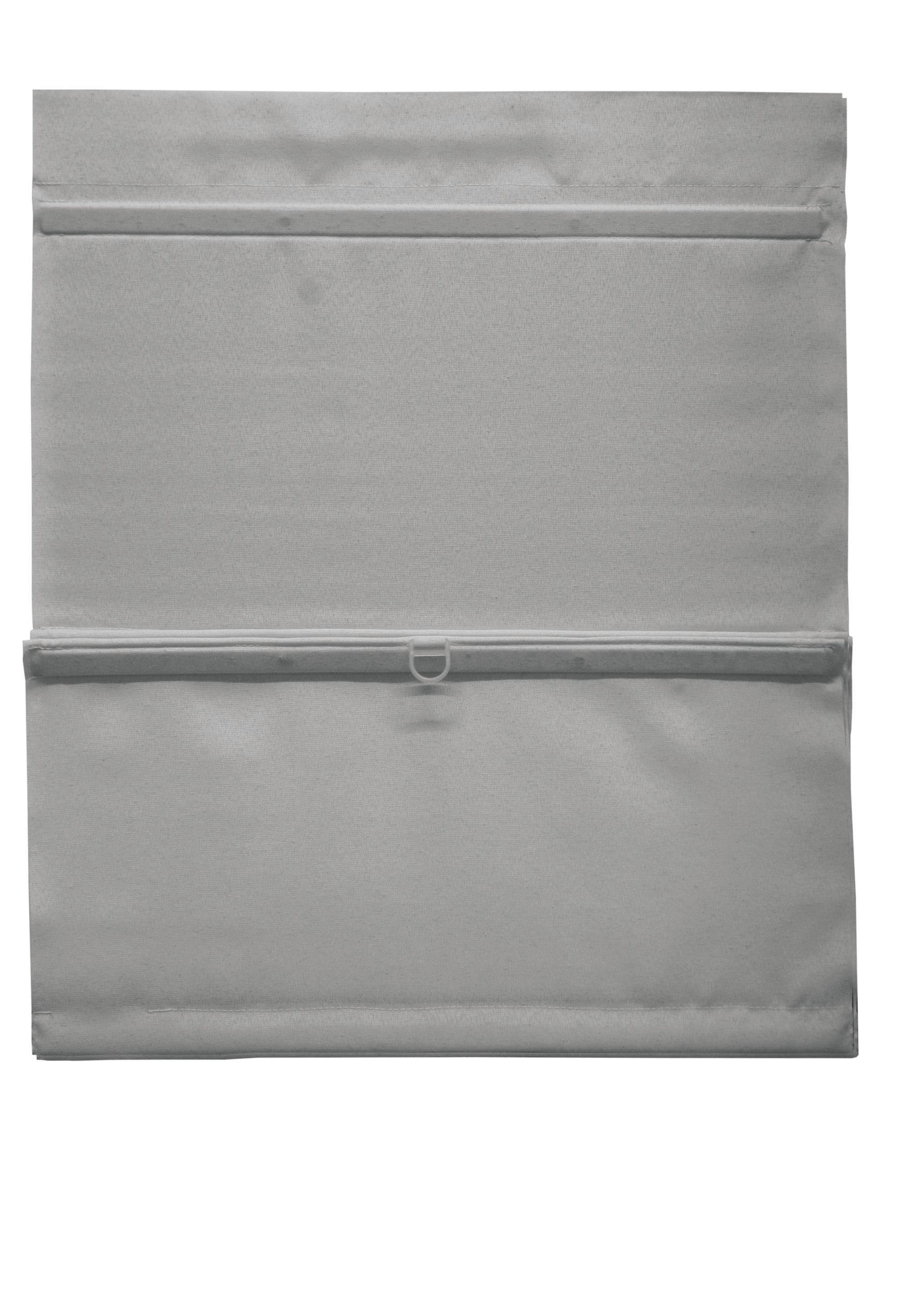 Rollo Gardinia EASYFIX Raffrollo magnetisch grau 50 x, GARDINIA, Lichtschutz, standard