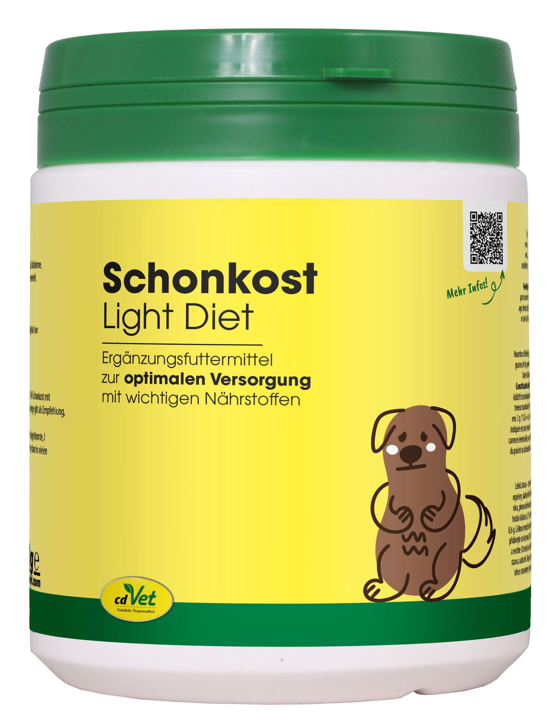 cdVet Schonkost, Ergänzungsfutter für: Hunde, kann das Verdauungssystem entlasten
