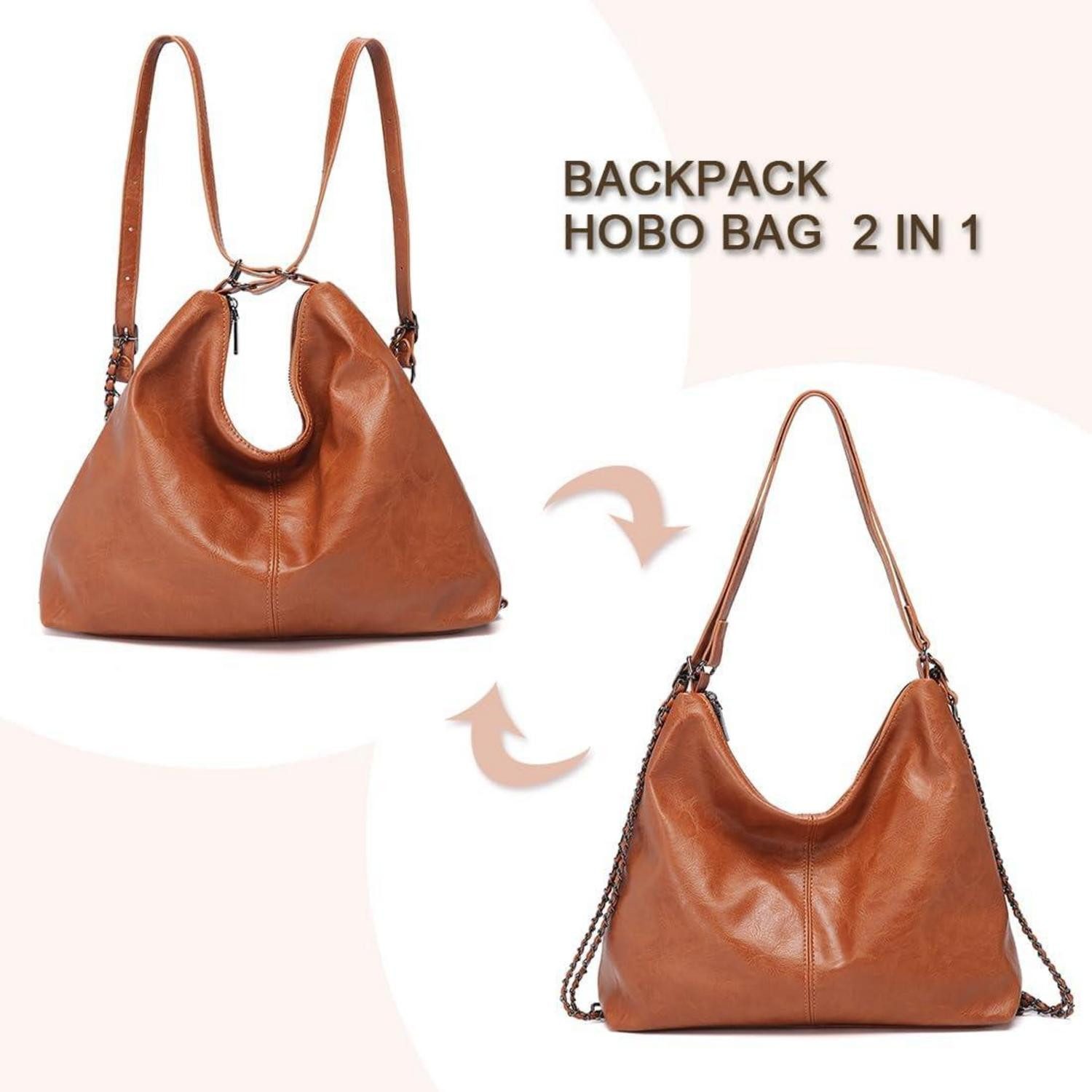 LuxusKollektion Umhängetasche Damen Rucksack Elegant PU günstig online kaufen