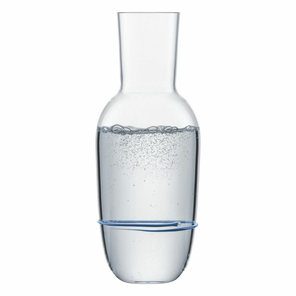 Zwiesel Glas Karaffe Aura Blau, handgefertigt