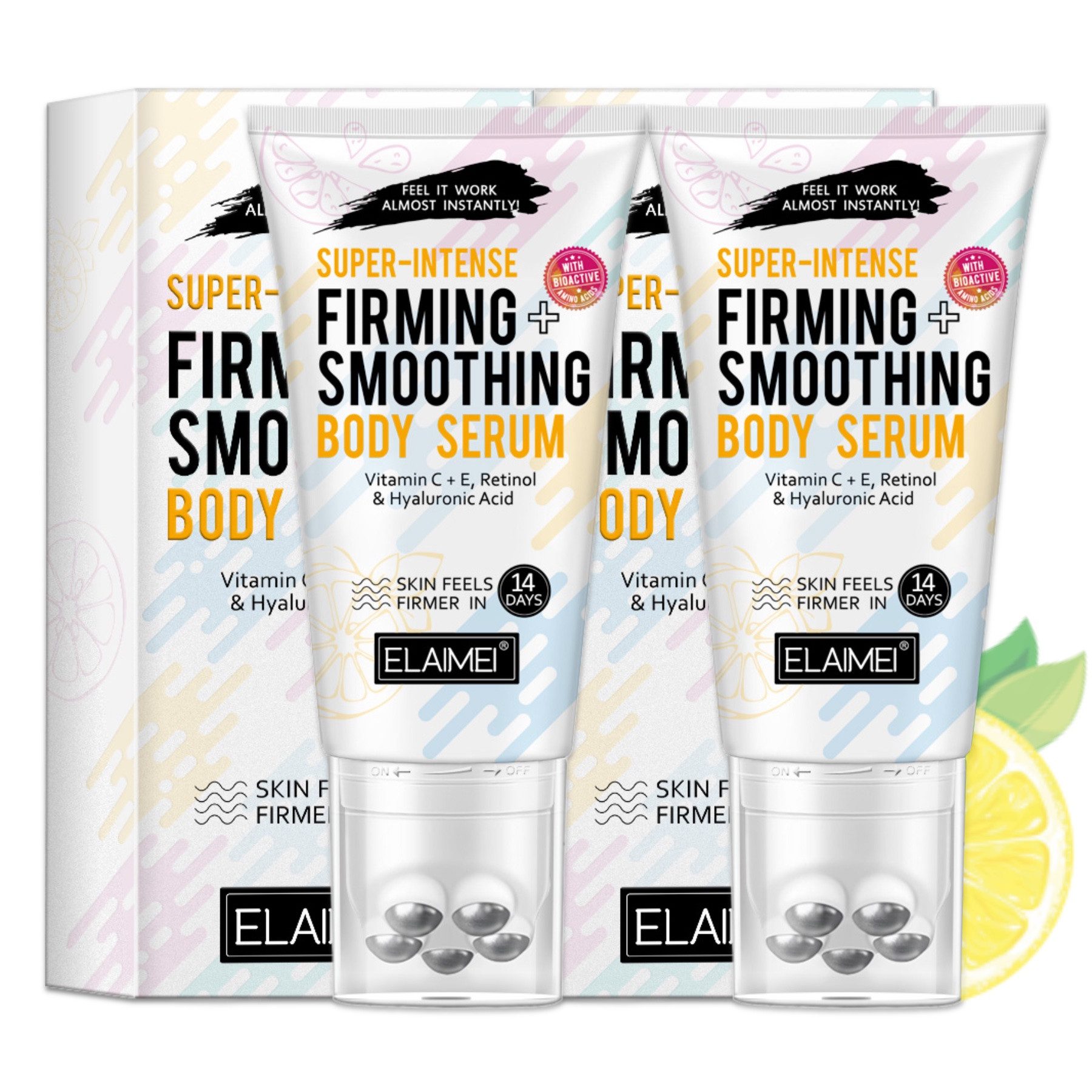 P-Beauty Cosmetic Accessories Körpercreme Cream Body Slim Cream Hautpflegecreme mit Massage, 2-tlg., Slim Cream, body Cream, Hautpflege