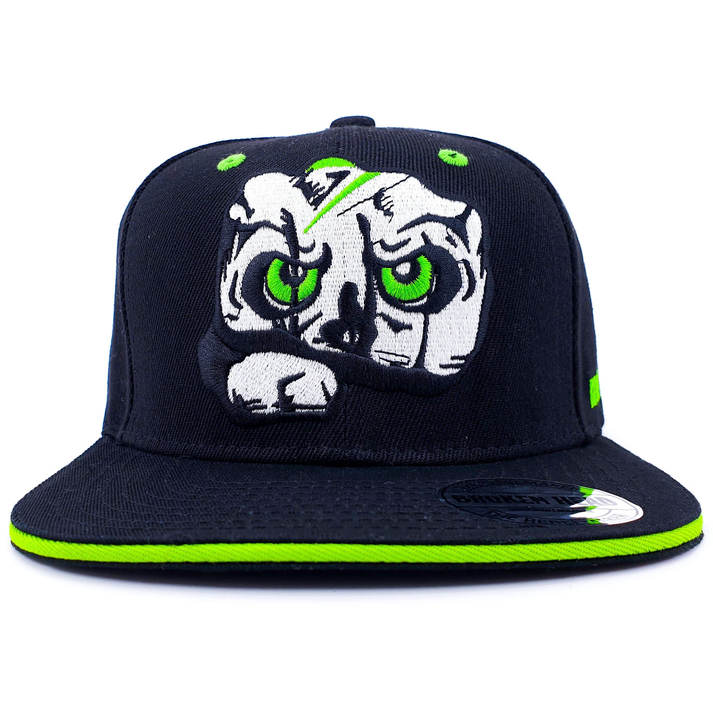 Broken Head Snapback Cap Strike Back aggressiver Totenschädel