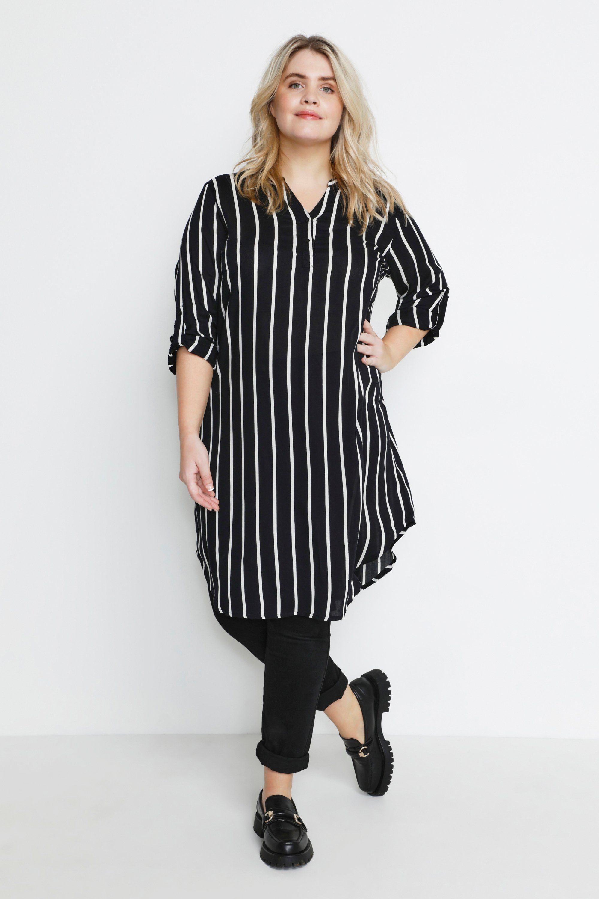 KAFFE Curve Blusenkleid Kleid KCmilana Große Größen – Bild 4 von 5