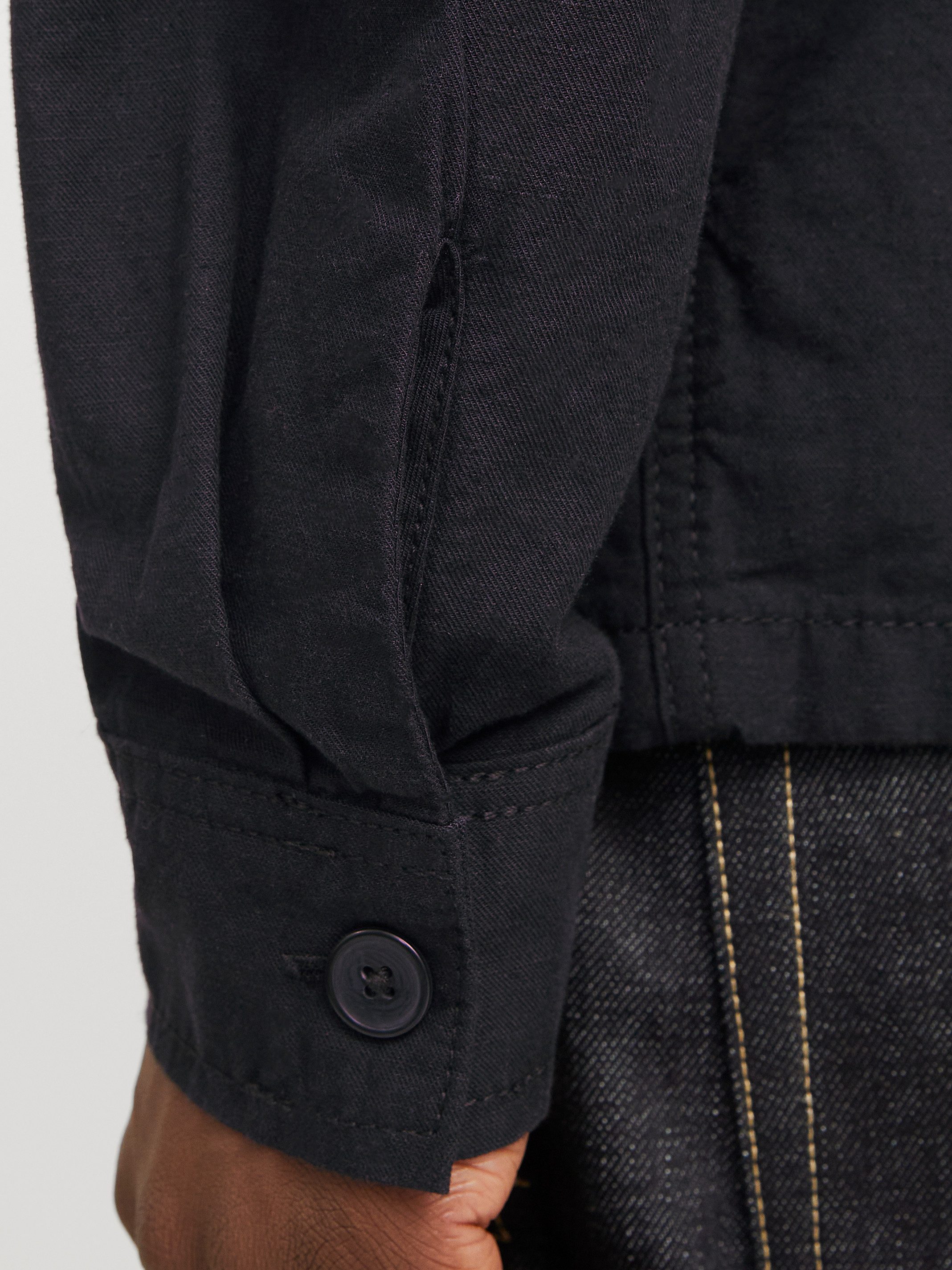 Jack & Jones Langarmhemd JJEURBAN EDGE OVERSHIRT LS SN mit Hemdkragen – Bild 3 von 5
