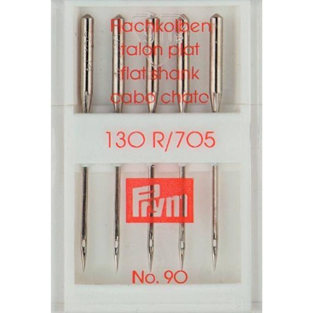 Prym Stricknadeln Nähmaschinennadeln Stärke 90 silberfarbig 5 St