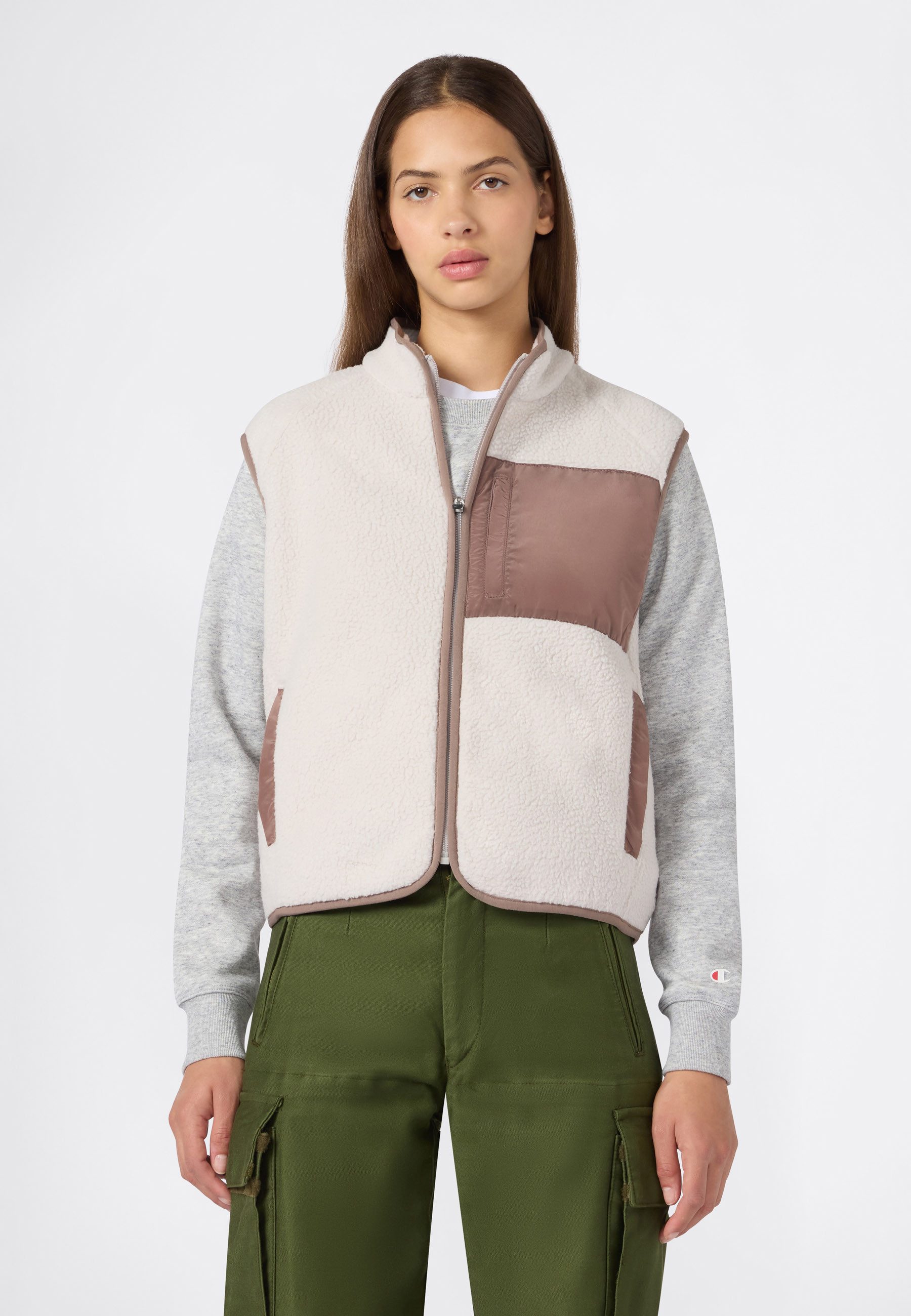 Champion Fleeceweste SPORTWEAR VEST Slim Fit Polar mit sportlichem Look, als praktische Zwischenschicht einsetzbar