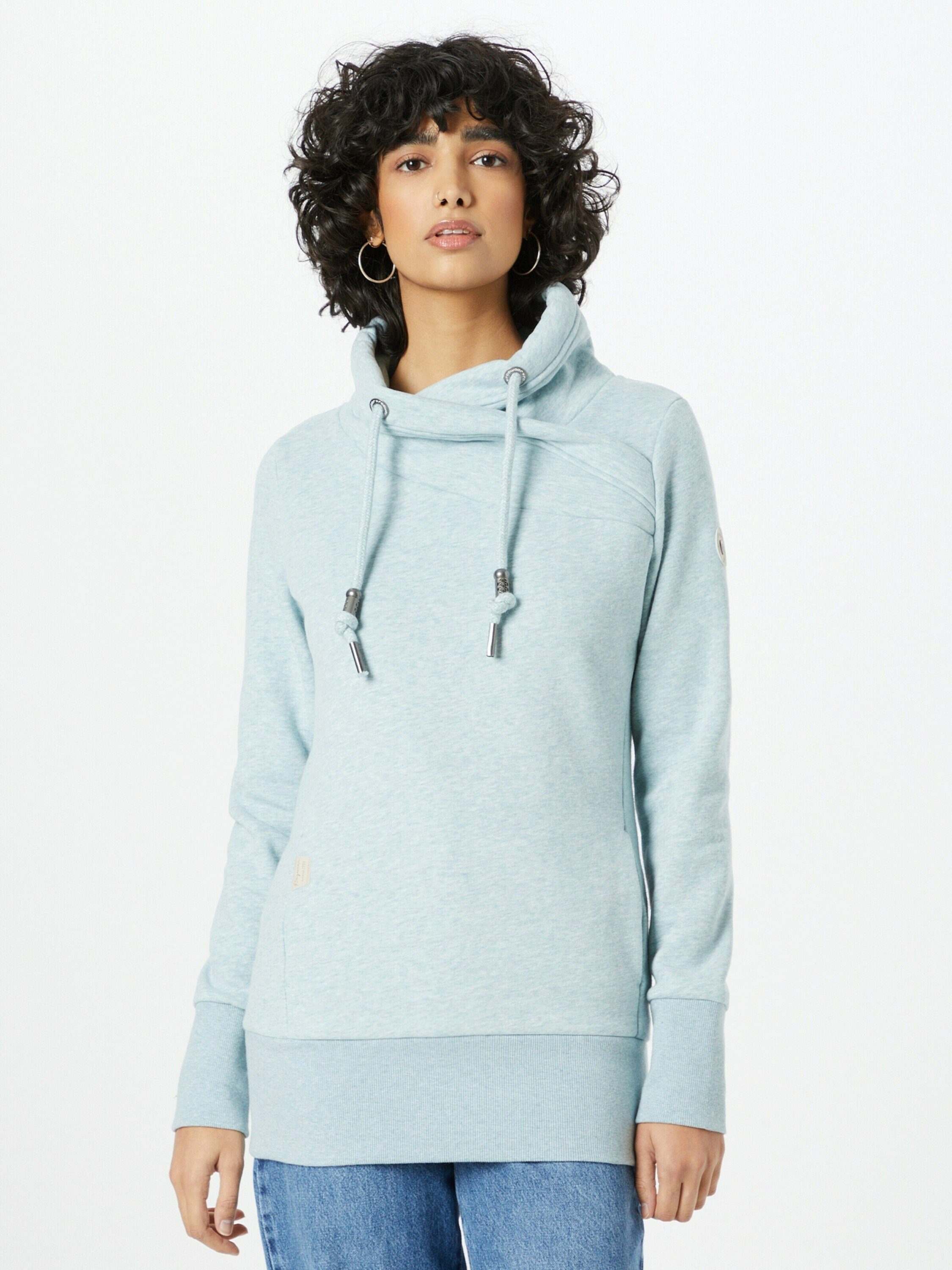 NESKA Sweatshirt Ragwear Details (1-tlg) Plain/ohne AQUA