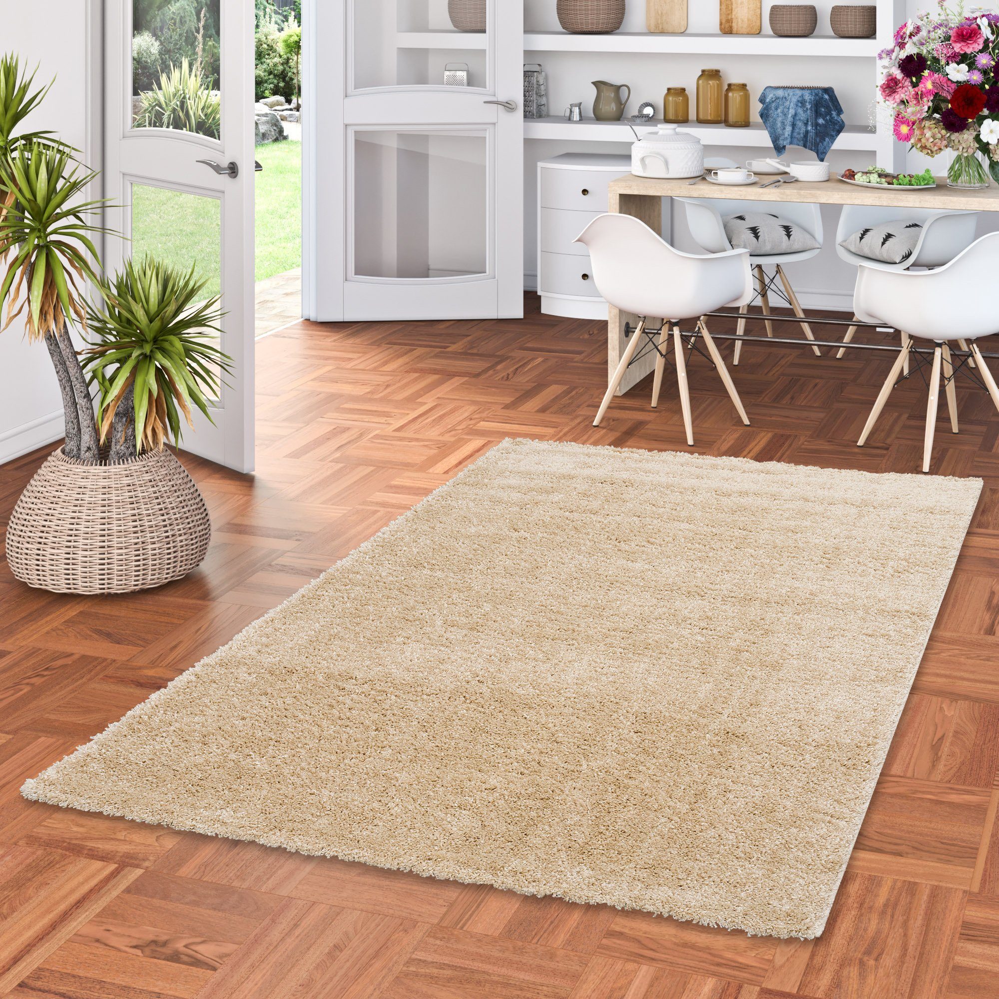 Pergamon Hochflor-Teppich Hochflor Langflor Teppich Aloha, günstig online kaufen