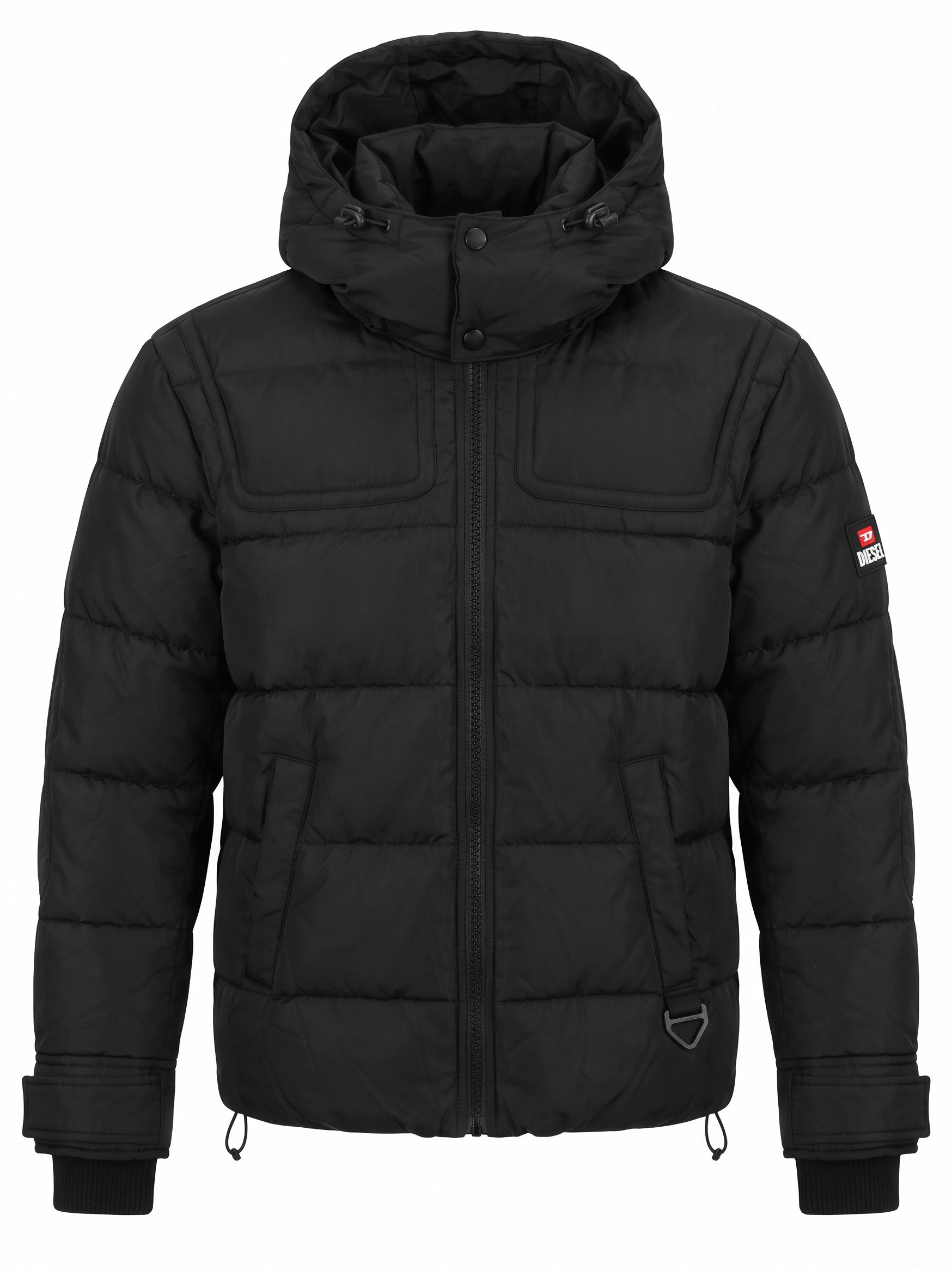 Diesel Winterjacke Winterjacke mit abnehmbarer Kapuze - W-RUSS-NEW