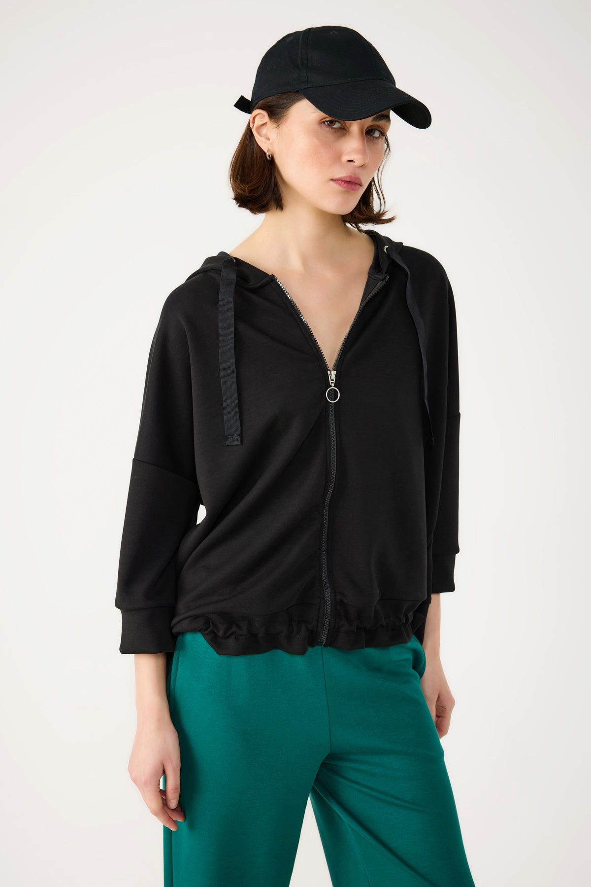 No Matter What Kapuzensweatshirt Kapuzenpullover mit Reißverschluss