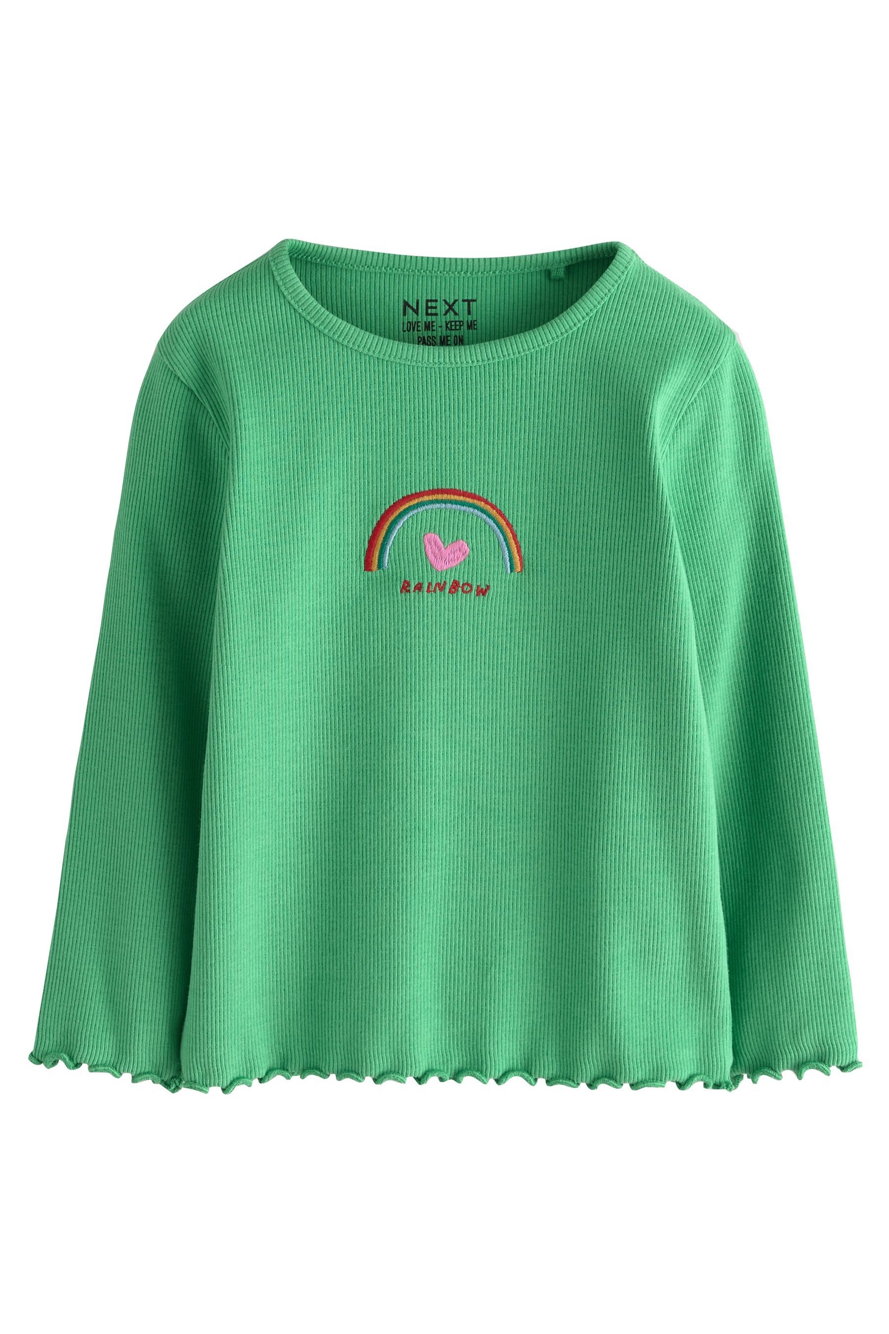 Next Langarmshirt Geripptes Langarmoberteil (1-tlg)