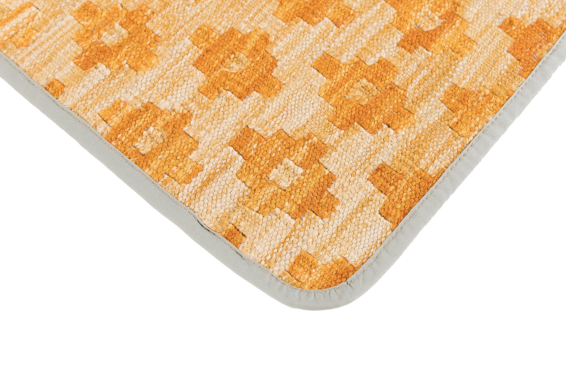 Nain Trading Orientteppich Kelim Afghan Kissenbezug 45x45 Handgewebter Orientteppich Quadratisch, quadratisch, Höhe: 5 mm