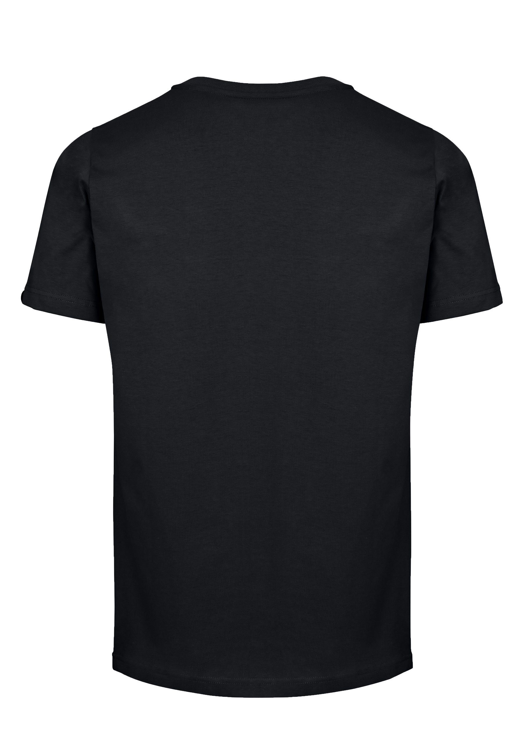 Gassenhauer Elkline Print Bulli VW Brust black Retro T-Shirt