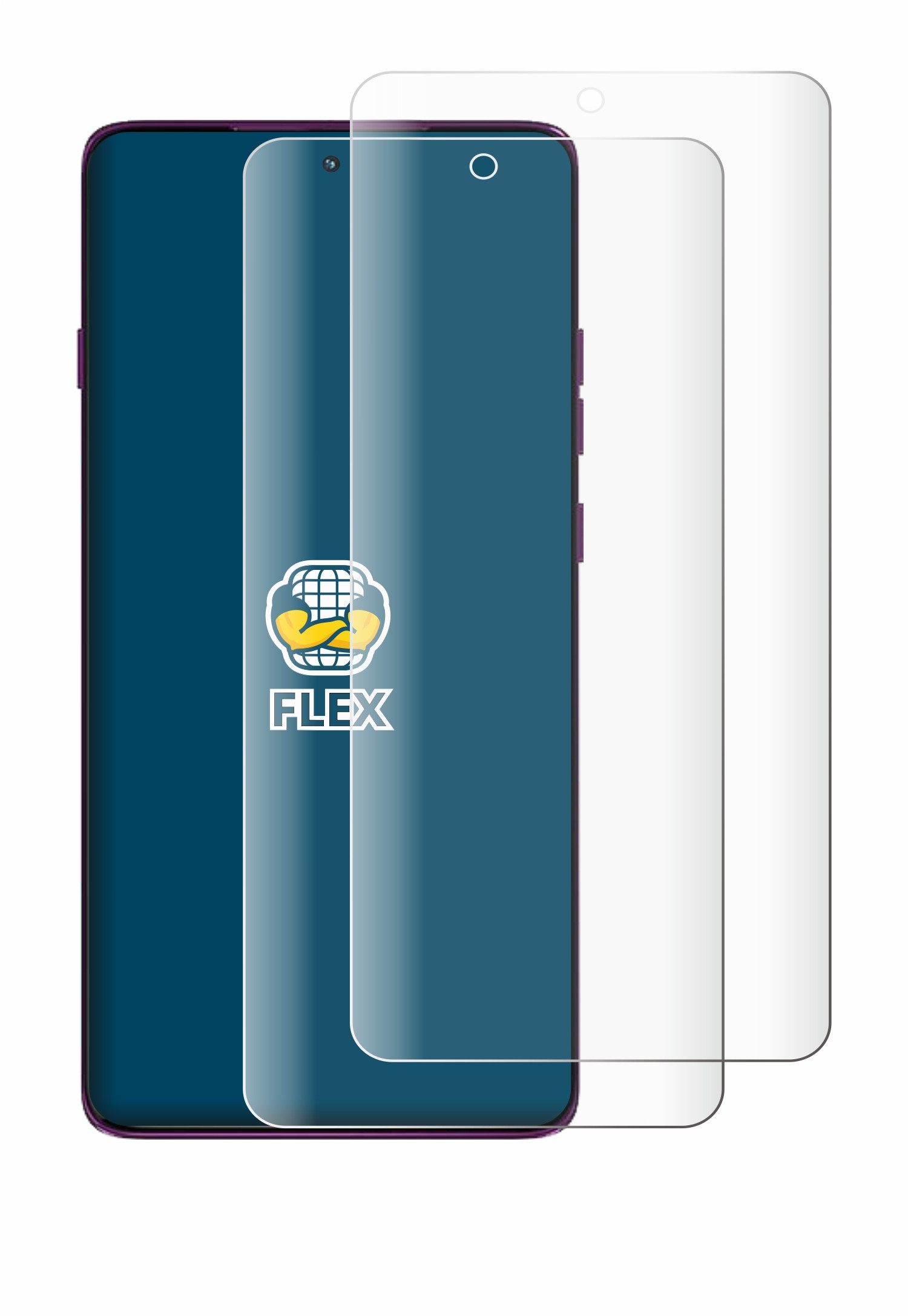 BROTECT Displayschutzfolie Fullscreen Schutzfolie für Motorola Edge 60 Pro, 2 Stück, Displayschutz Folie Fullcover Klar Transparent