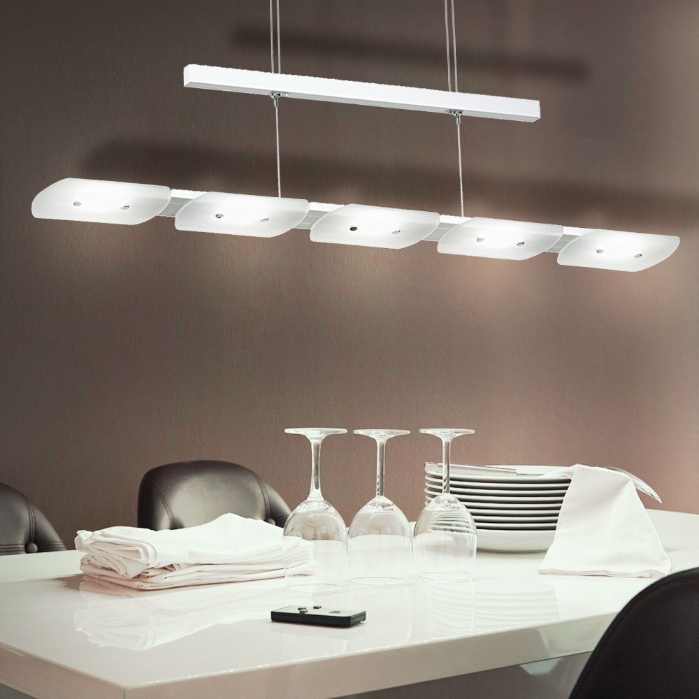 etc-shop LED Pendelleuchte, LED-Leuchtmittel fest Höhenverstellbar LED Hängelampe Warmweiß, verbaut, Hängeleuchte Pendelleuchte Küchenlampe