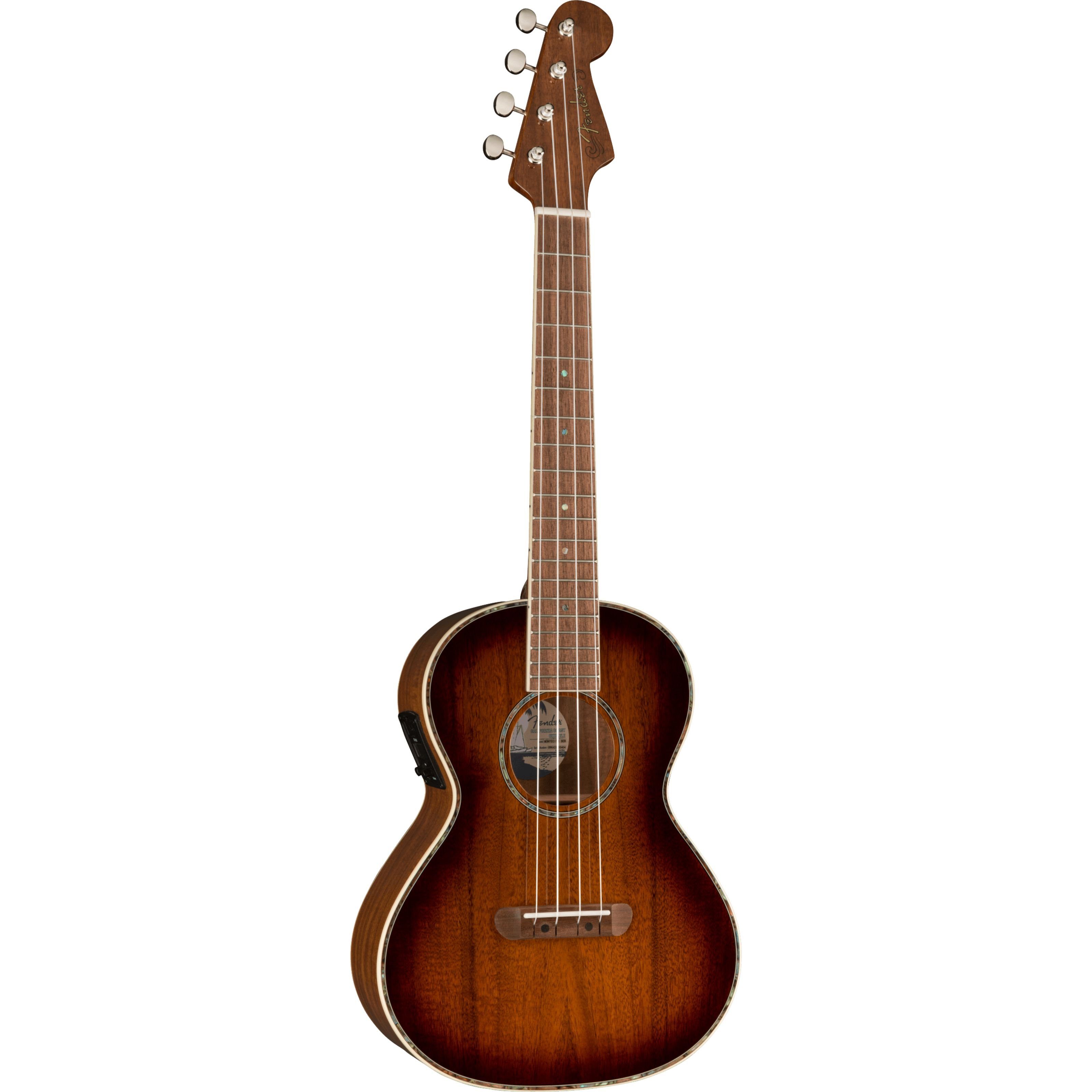 Fender Ukulele, Ukulelen, Tenor Ukulelen, Montecito Tenor Ukulele Shaded Edge Burst - Tenor Ukulele