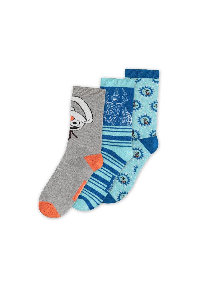 DIFUZED Socken Die Eiskönigin - Völlig unverfroren Socken 3er-Pack Olaf 43-46