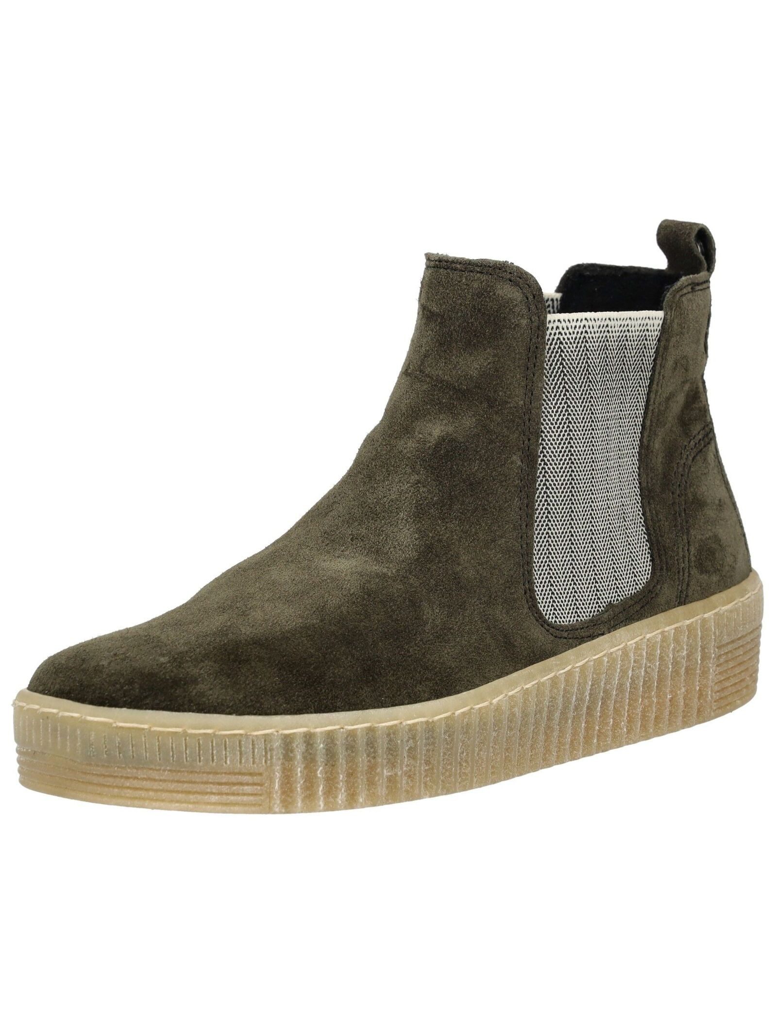 Gabor Gabor Stiefelette Veloursleder/Textil Plateaustiefelette günstig online kaufen