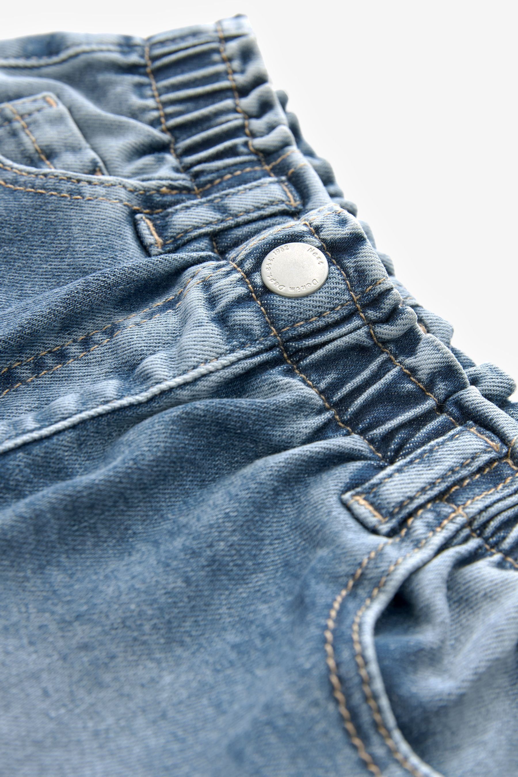 Next Mom-Jeans Mom-Jeans mit Bärmotiv (1-tlg)