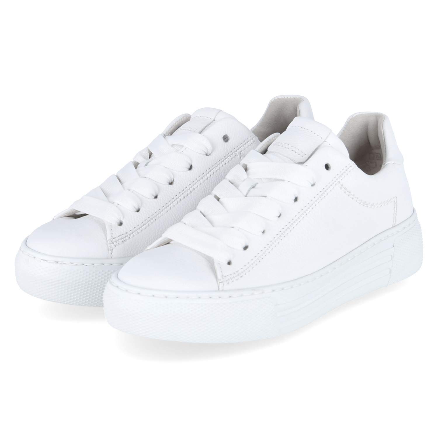 Gabor Gabor 86.460.50 Damen Glattleder weiss Schnürschuh günstig online kaufen