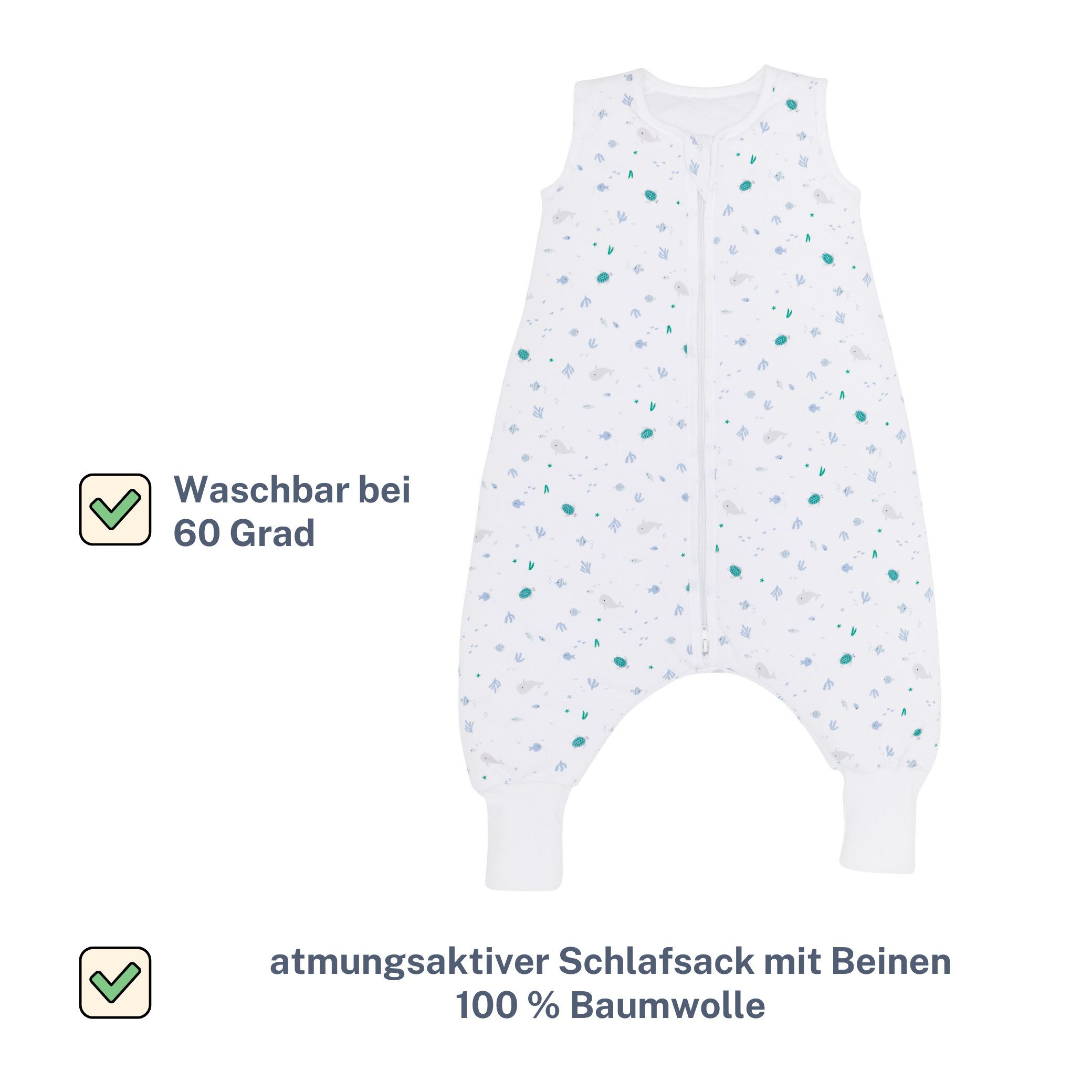 Fillikid Babyschlafsack Sommerschlafsack mit Beinen Exklusiv günstig online kaufen
