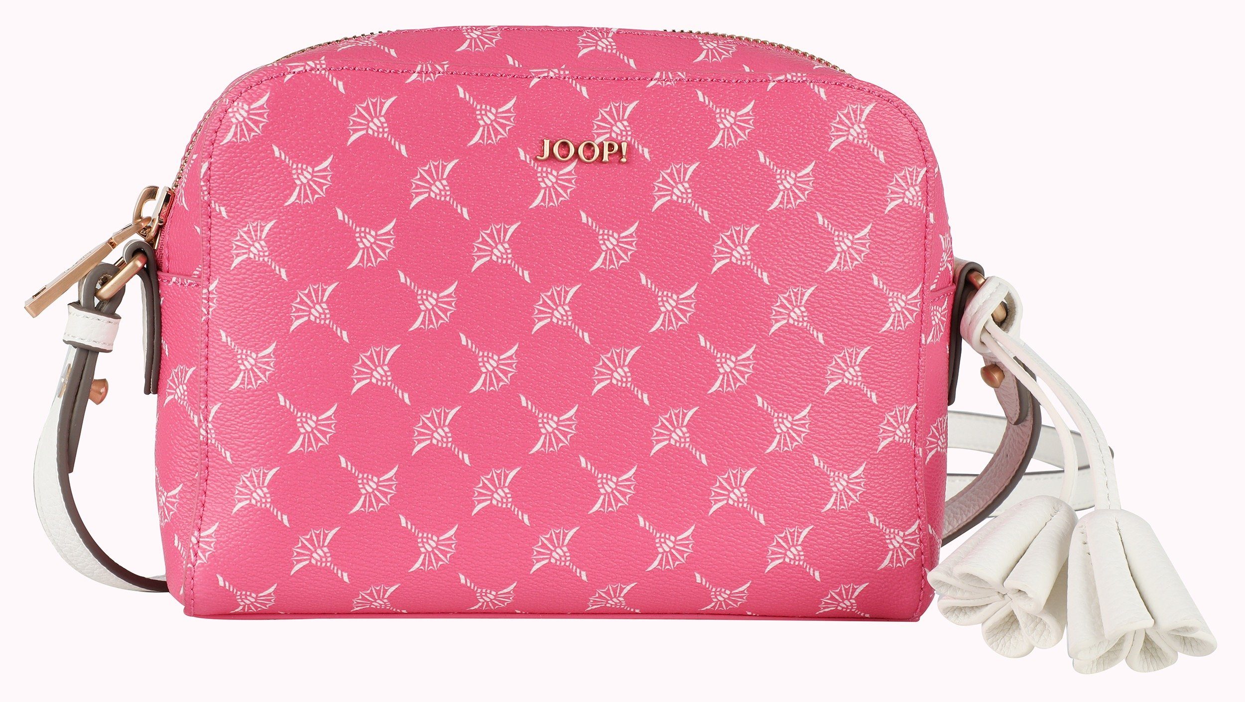 Joop! Umhängetasche cortina 1.0 cloe shoulderbag shz, mit Allover-Kornblumen-Druck pink