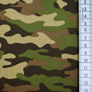 MAGAM-Stoffe Stoff "Brian", Camouflage Baumwollstoff ÖKO-TEX Meterware ab 50cm