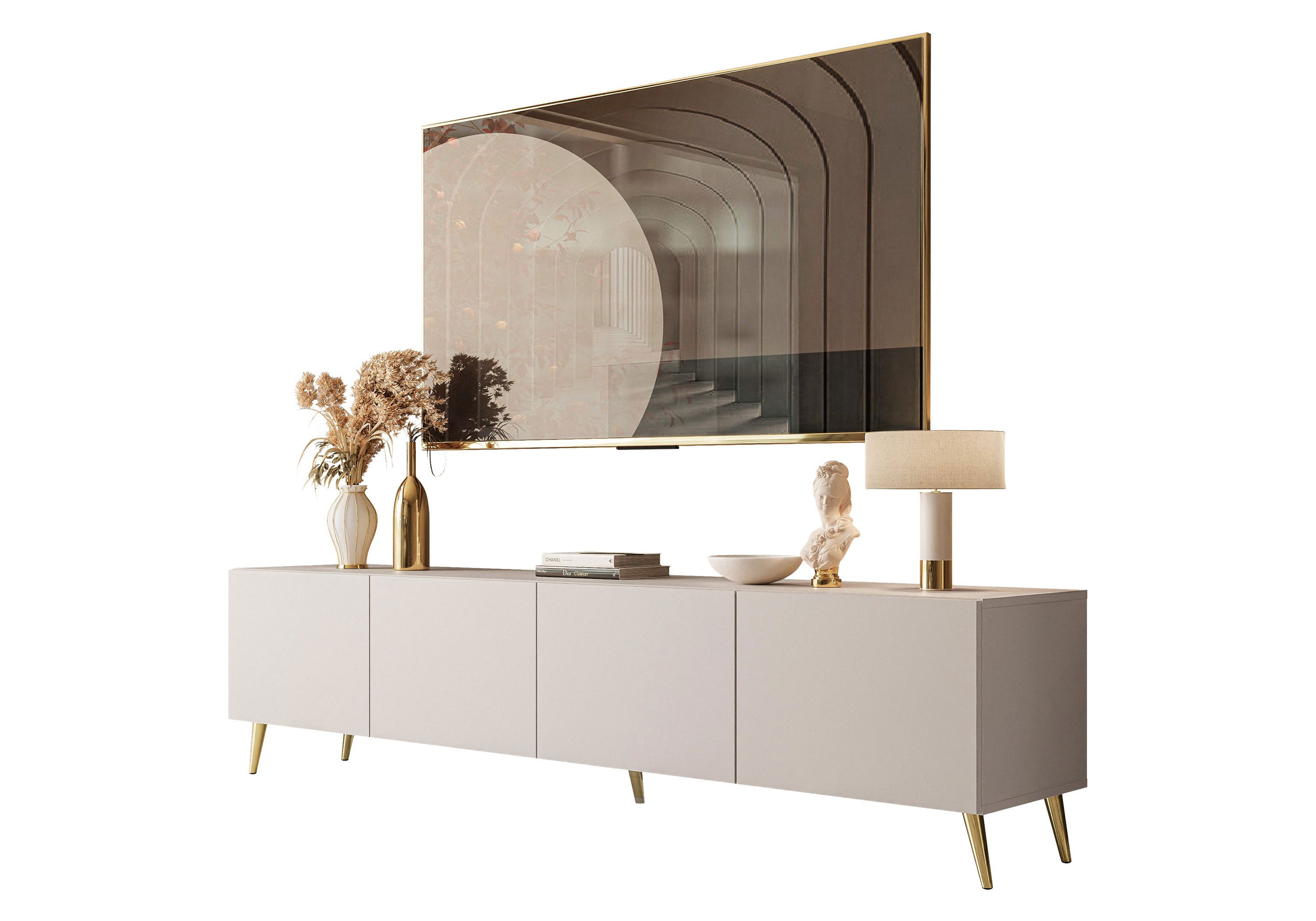 Lookway Lowboard COLGANTE KASCHMIR 200 cm TV Schrank mit Beinen günstig online kaufen