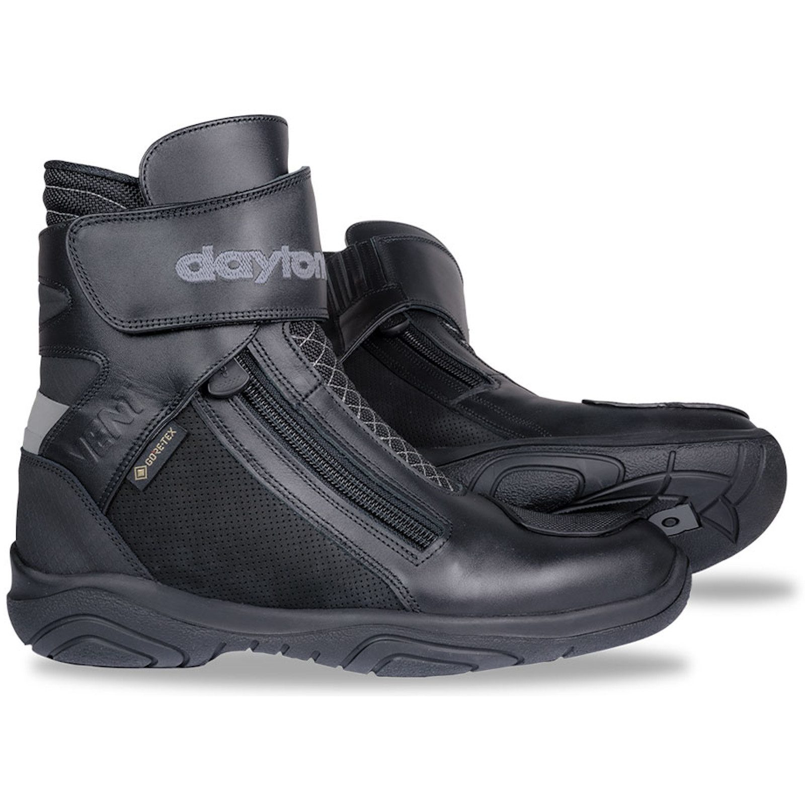 Daytona Daytona Arrow Vent GTX schwarz 42 Motorradstiefel (Packung, Antistatische und Öl- und Benzinfeste Sohle)