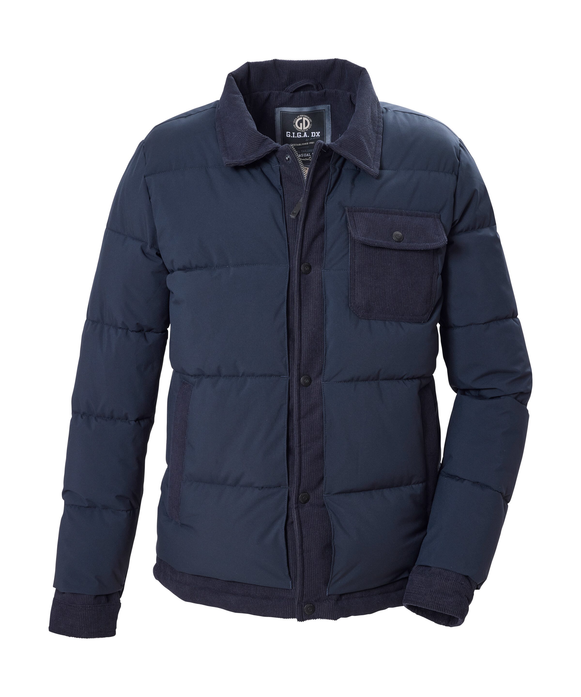 G.I.G.A. DX by killtec Steppjacke GW 2 MN QLTD JCKT Leichte, winddichte Steppjacke mit Hemdoptik und Stauraum