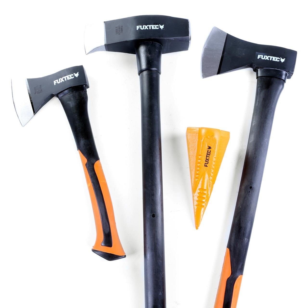 FUXTEC Axt FX-AX4, 8,0000 cm Länge, 600g/1000g/3000g/1800g, Fiberglaskern. günstig online kaufen