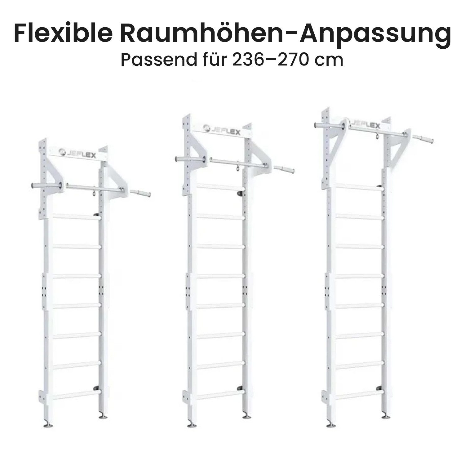 Jeflex Sprossenwand Holzsprossenwand ClimbMaxx M6