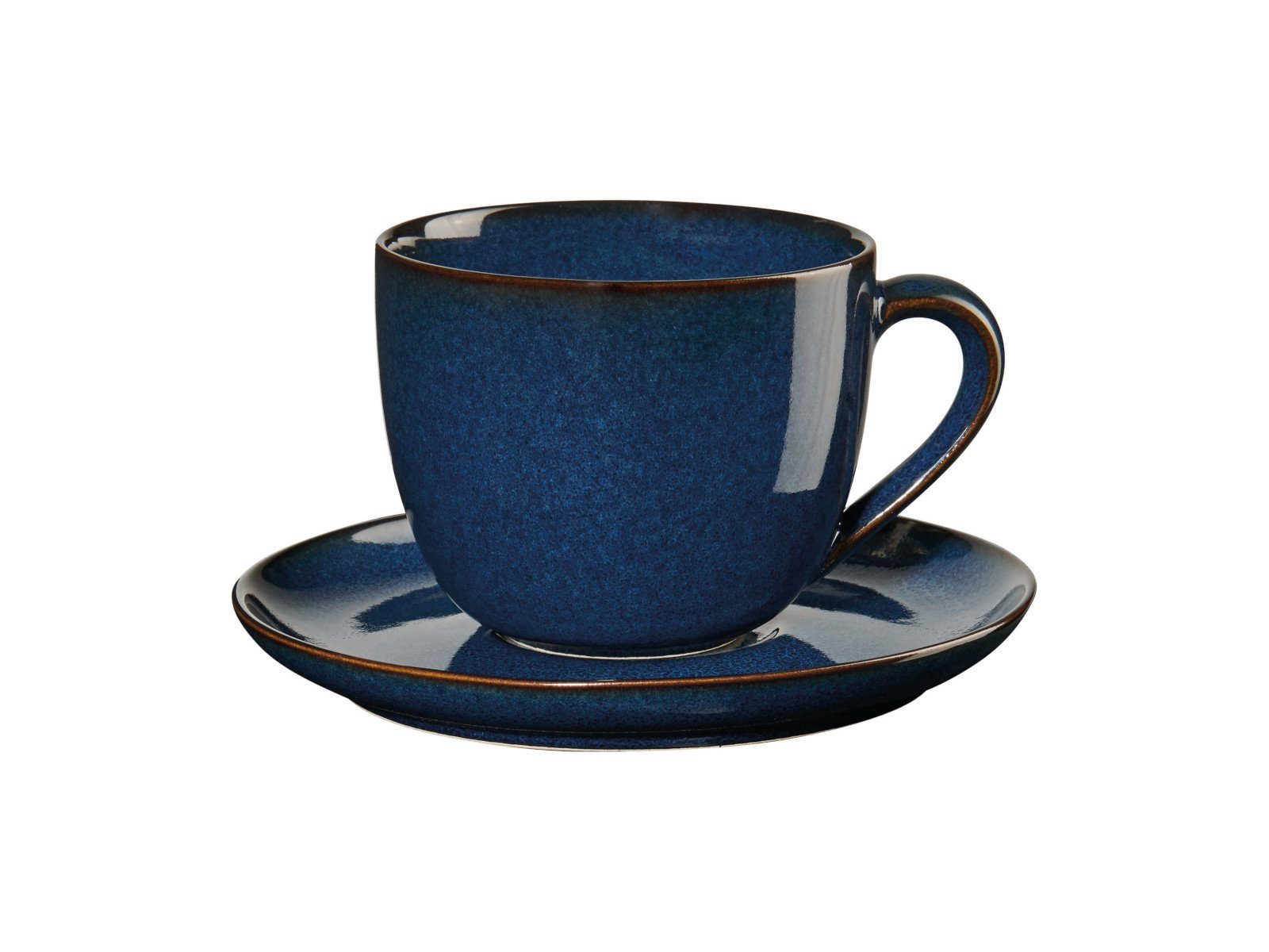 ASA SELECTION Tasse SAISONS Cappuccinotasse m.U. midnightblue 0,23 l, Steinzeug, Geschirr