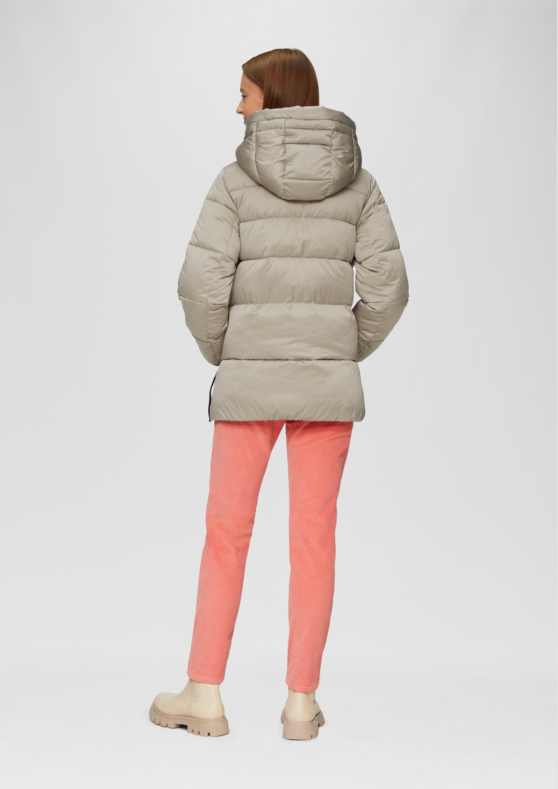 s.Oliver Winterjacke Outdoor-Jacke Pufferjacke in Satin-Optik