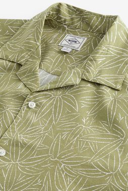 Next Kurzarmhemd Florales Kurzarmhemd und kubanischem Kragen (1-tlg)