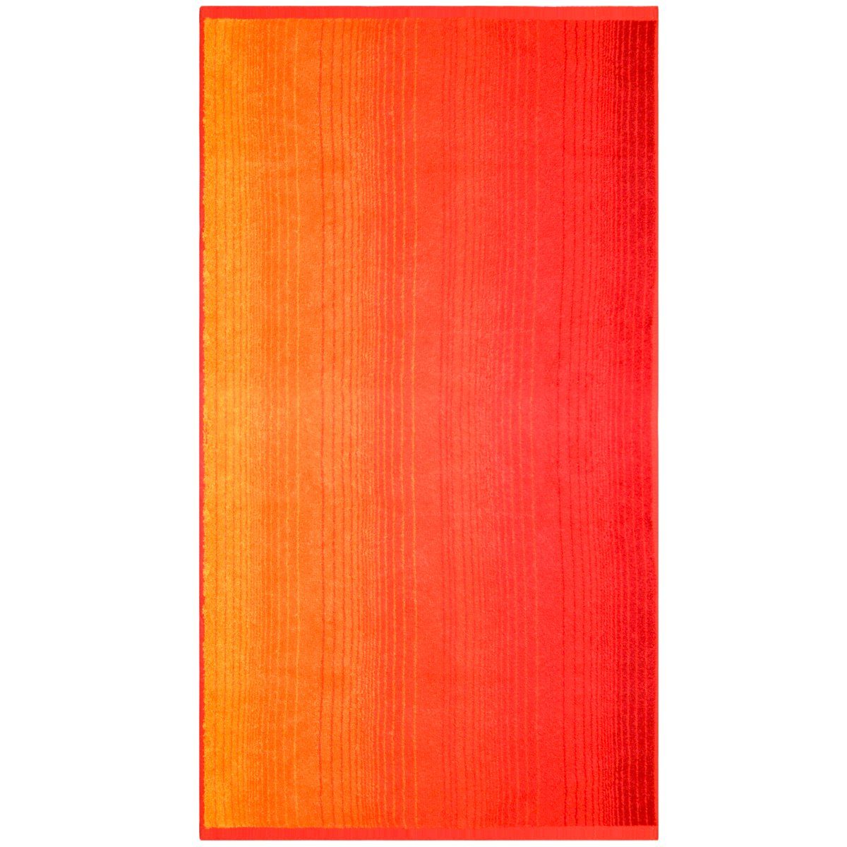 Dyckhoff Handtuch Dyckhoff Handtuch mit Farbverlauf "Colori" 50 x 100 cm, (1-St) Rot