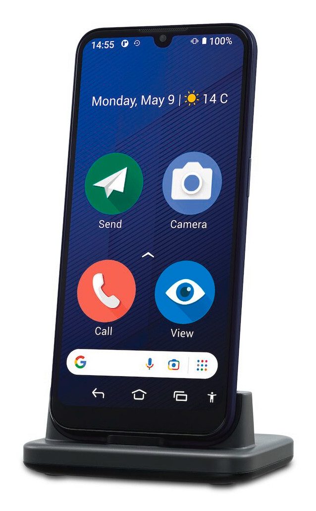 Doro 8200 (ohne Netzteil) Smartphone (15,5 cm/6,1 Zoll, 16 MP Kamera)