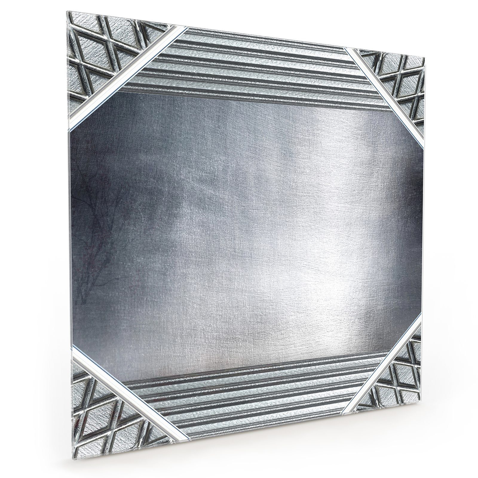 Primedeco Küchenrückwand Spritzschutz Glas Diamantenplatte | Küchenrückwände