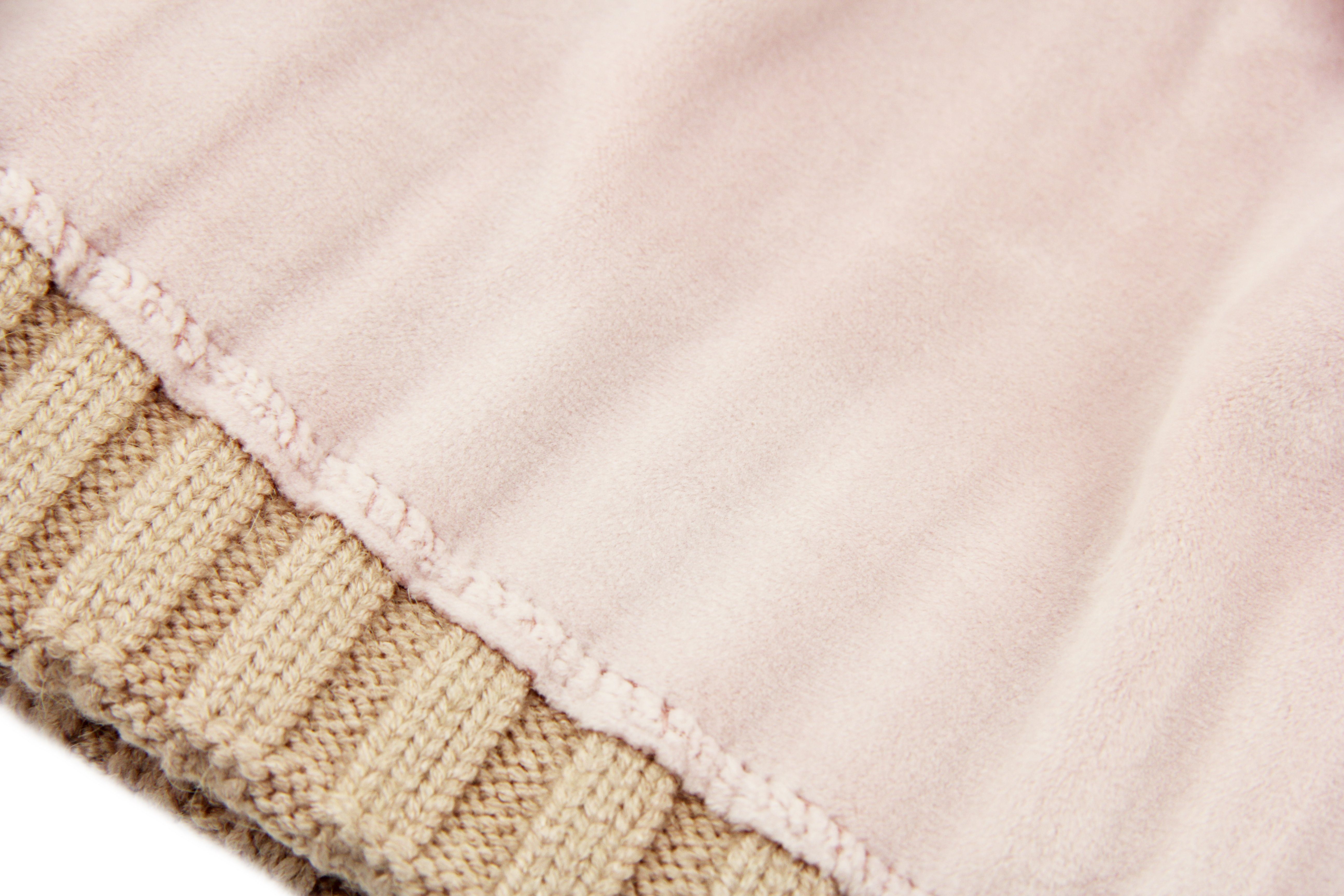 Frentree Strickmütze Strickmütze gefüttert mit warmem Innenfutter, One-Size Beanie