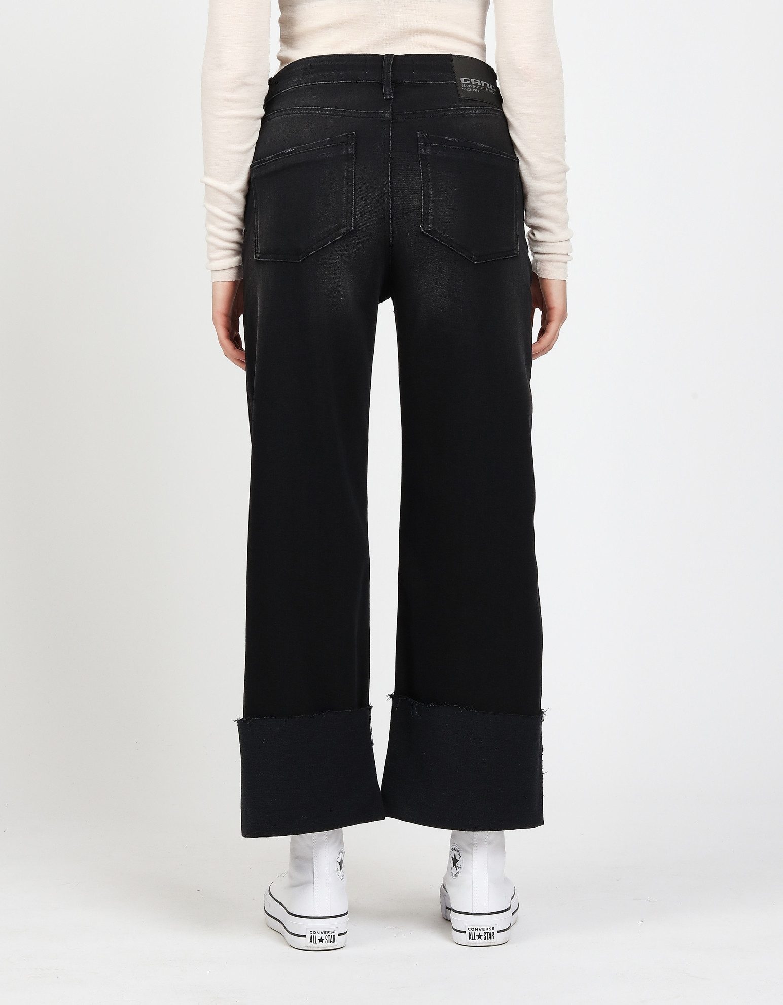 GANG Weite Jeans 94JETTE CULOTTE mit hochgeschlagenem, ausgefranstem Saum, Wide Fit – Bild 2 von 5