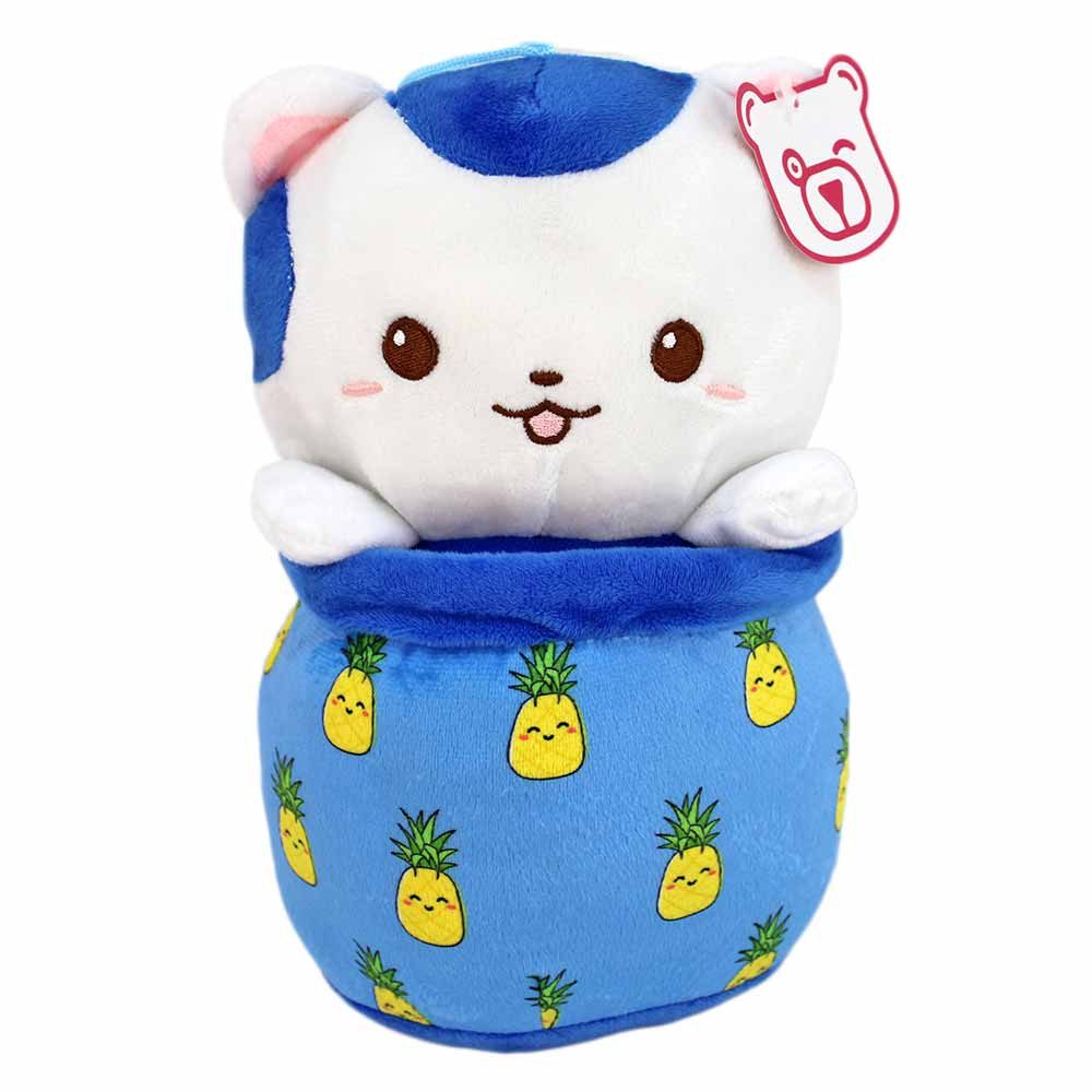 Landahl & Baumann Kuscheltier Kawaii Katze Plüsch in Bubble Tea - ca. 25 cm (1-St)