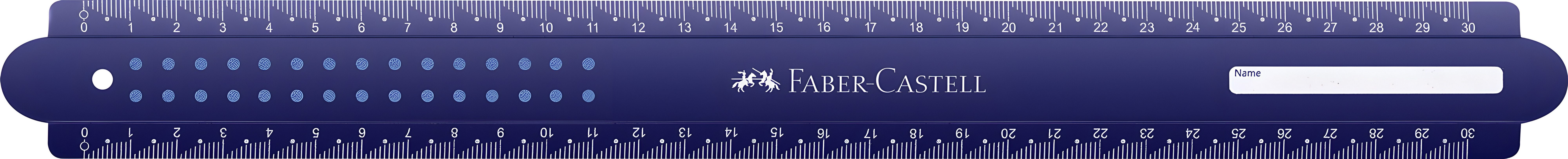 Faber-Castell Zeichenlineal Faber Castell Lineal 30 cm bruchsicher Dots