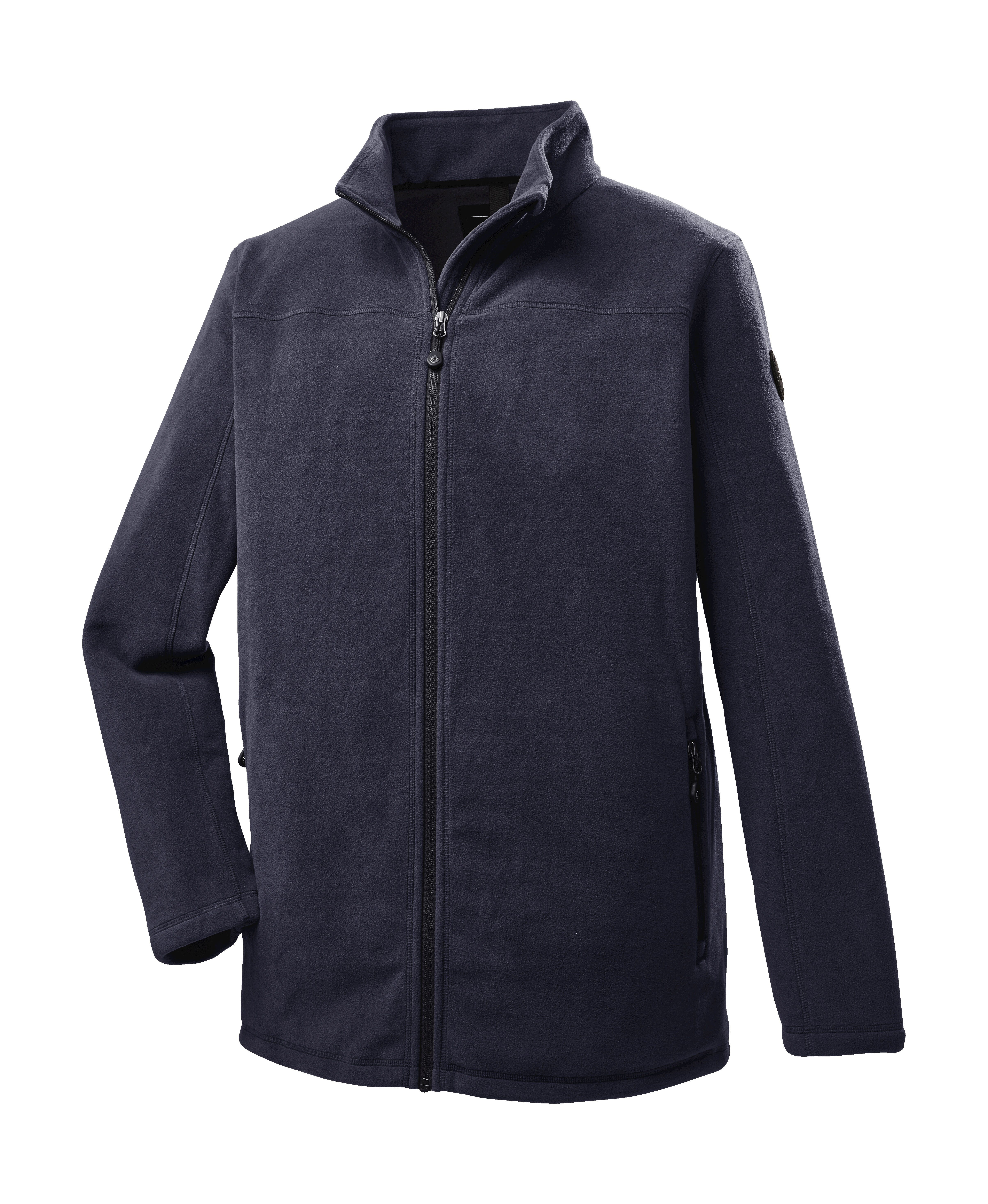 STOY Fleecejacke STS 18 MN JCKT Leichte Fleecejacke mit Stretch, Kinnschutz und Zipper-Taschen
